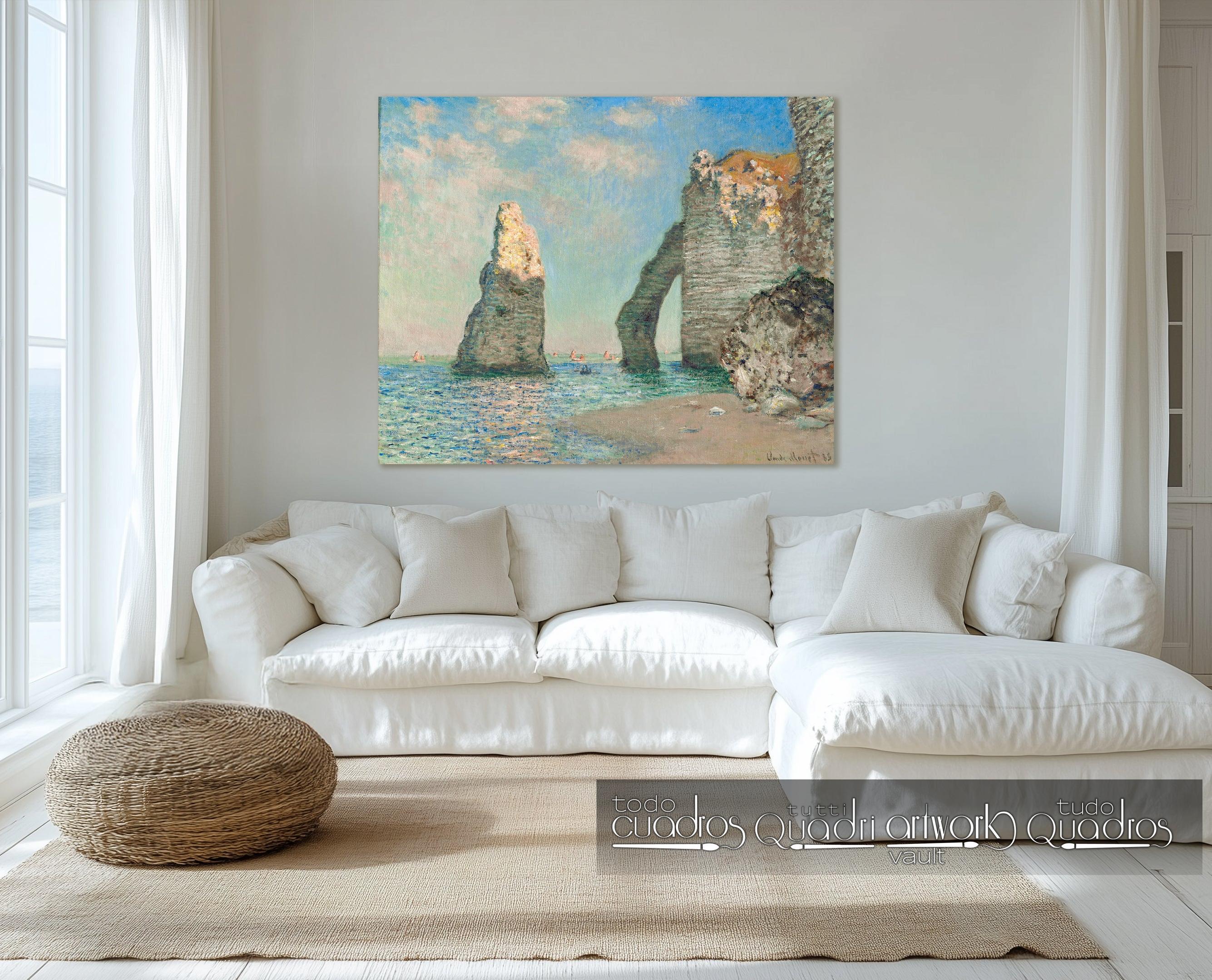 Scogliera a Etretat, Monet