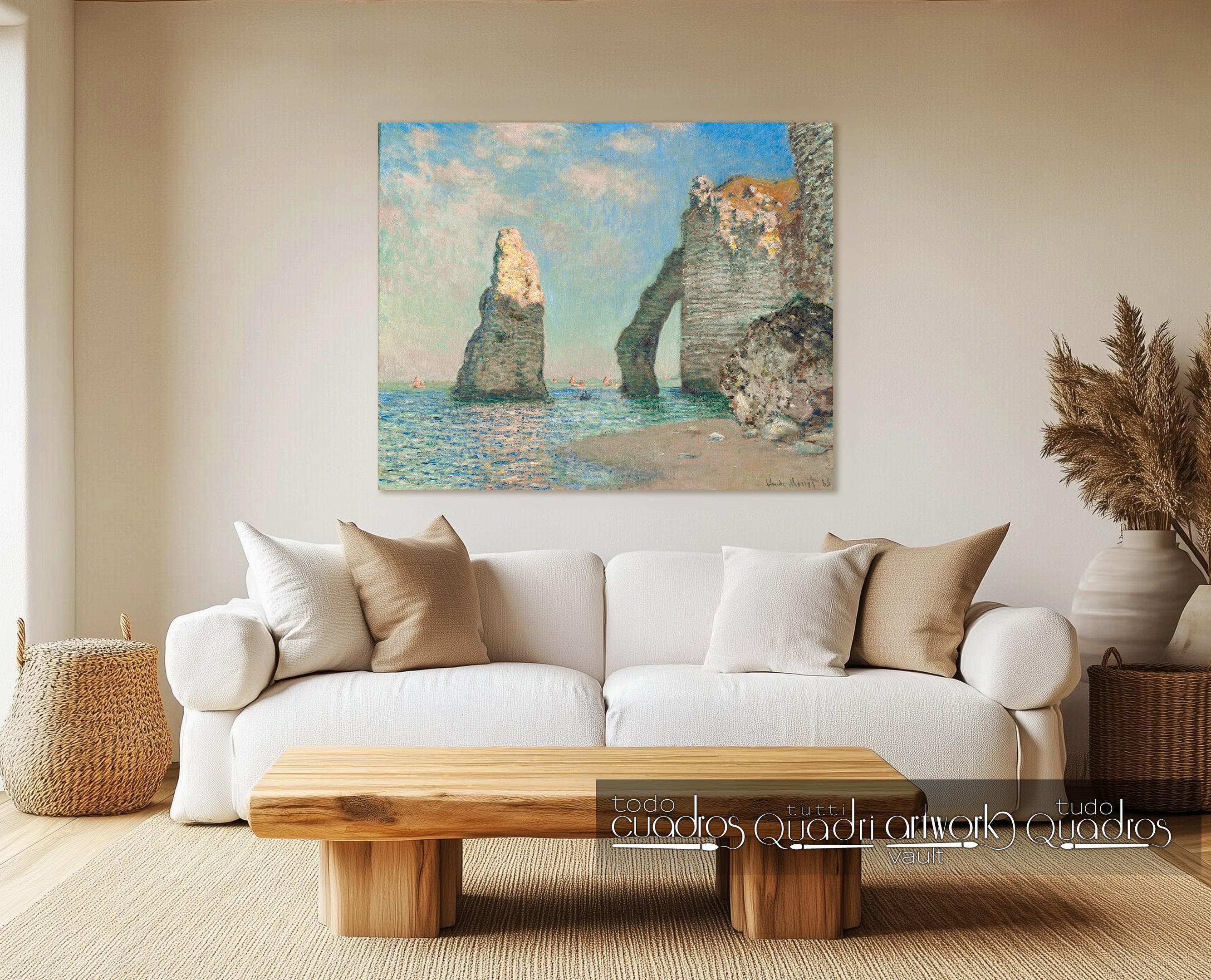 Scogliera a Etretat, Monet