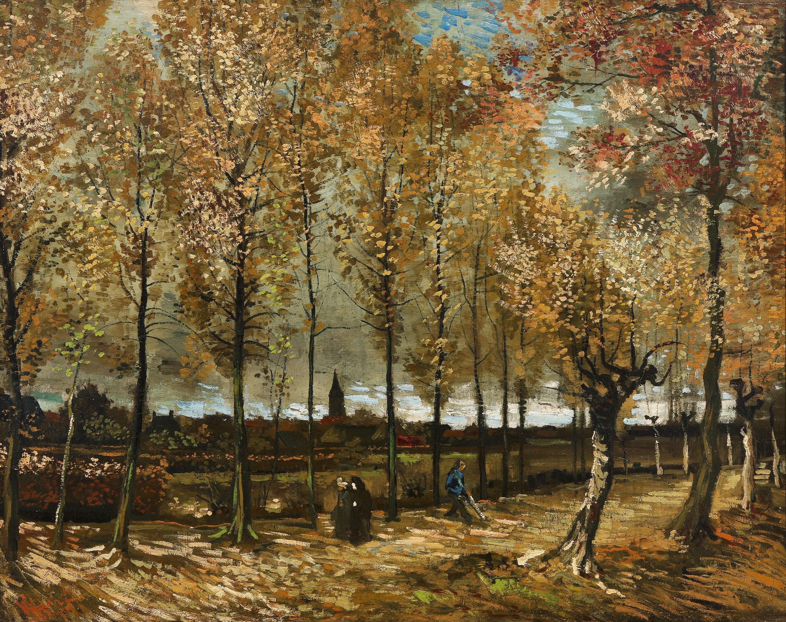 Filari di pioppi nei pressi di Nuenen, Van Gogh