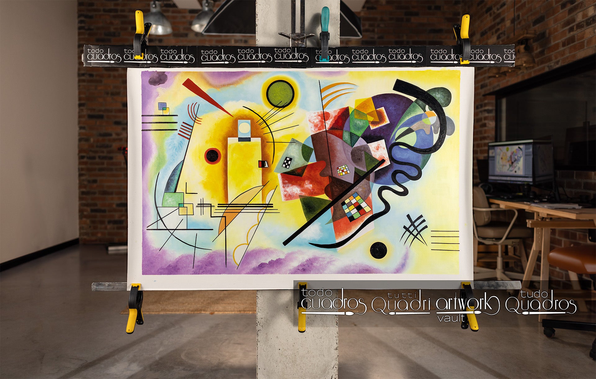 Giallo, rosso e blu, Kandinsky