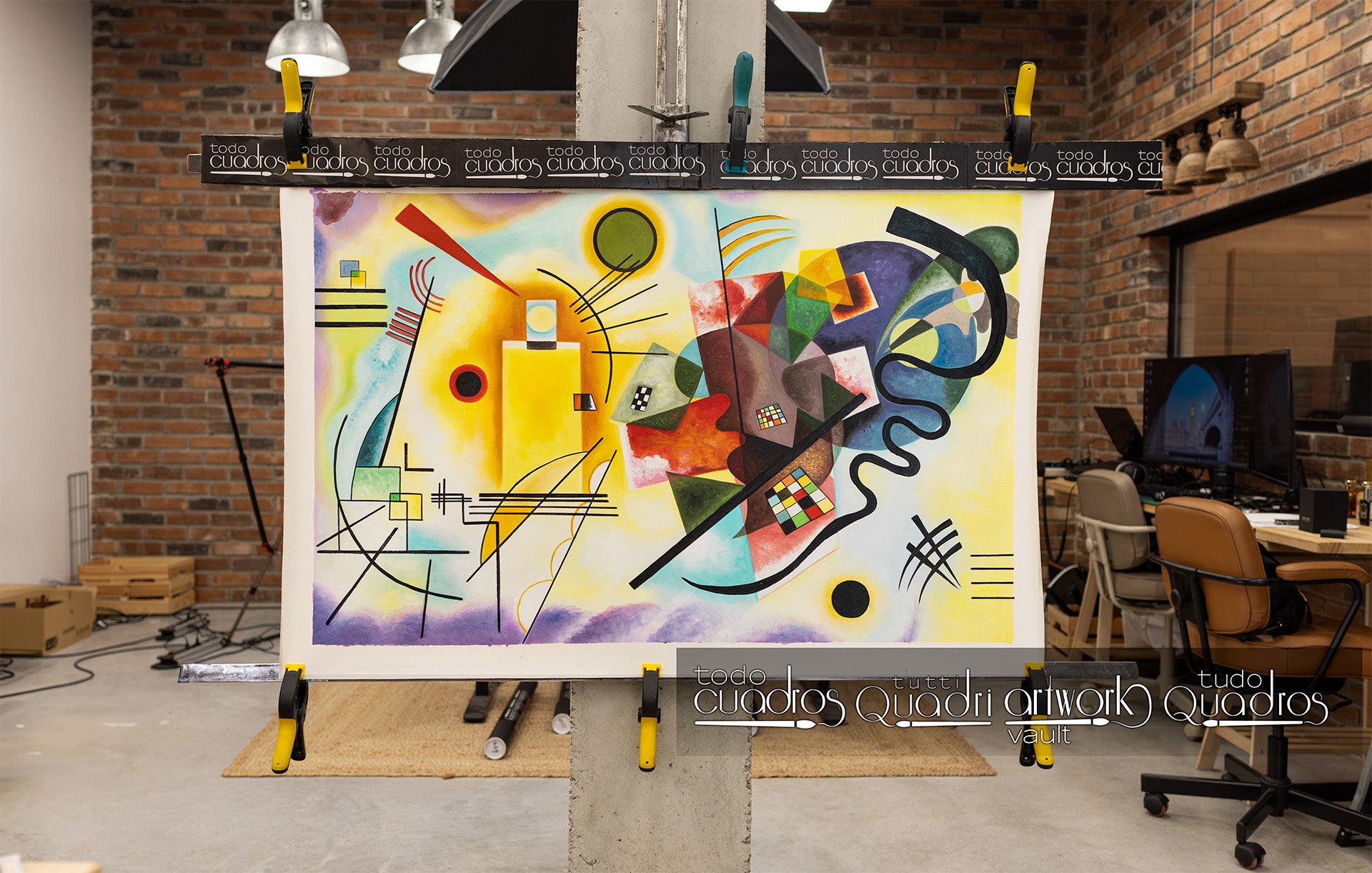 Giallo, rosso e blu, Kandinsky