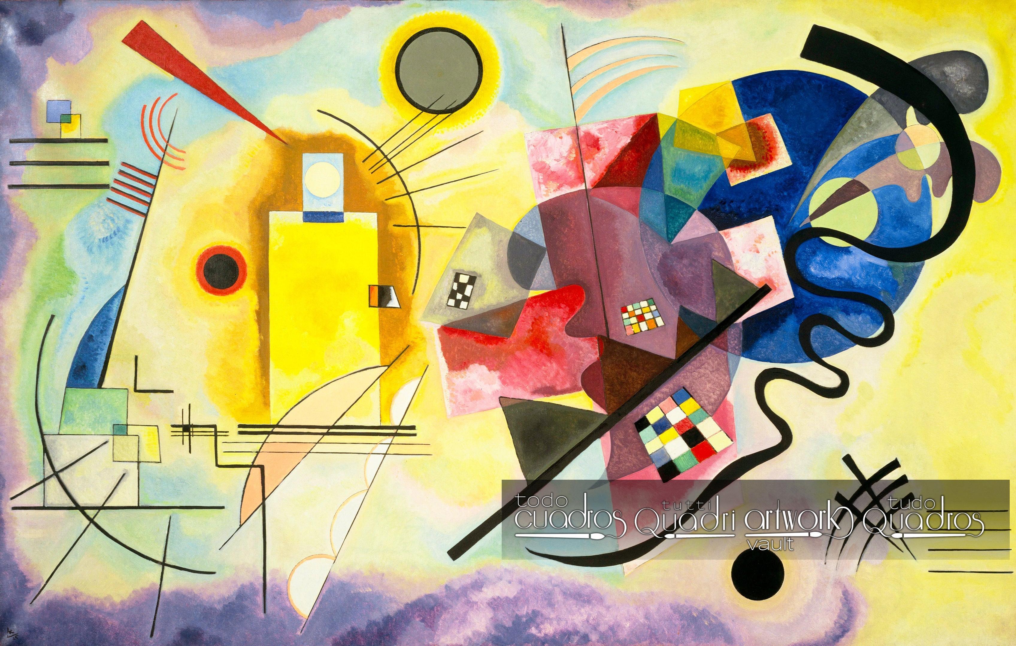 Giallo, rosso e blu, Kandinsky