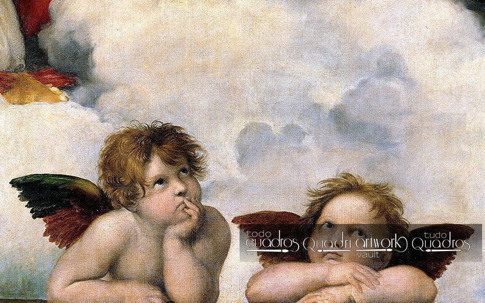 Madonna Sistina, Raffaello (Angeli)