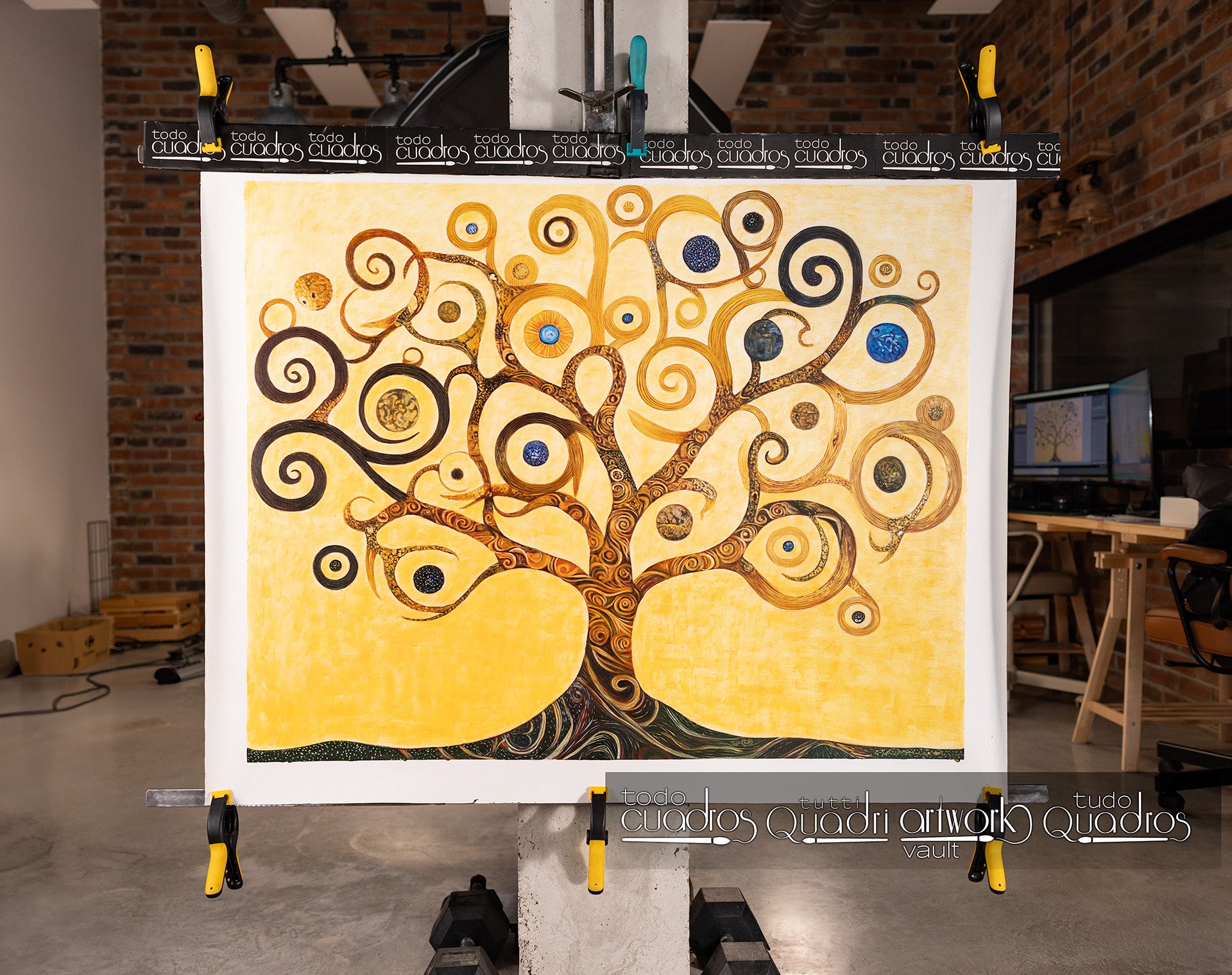 L'albero eterno, stile Klimt