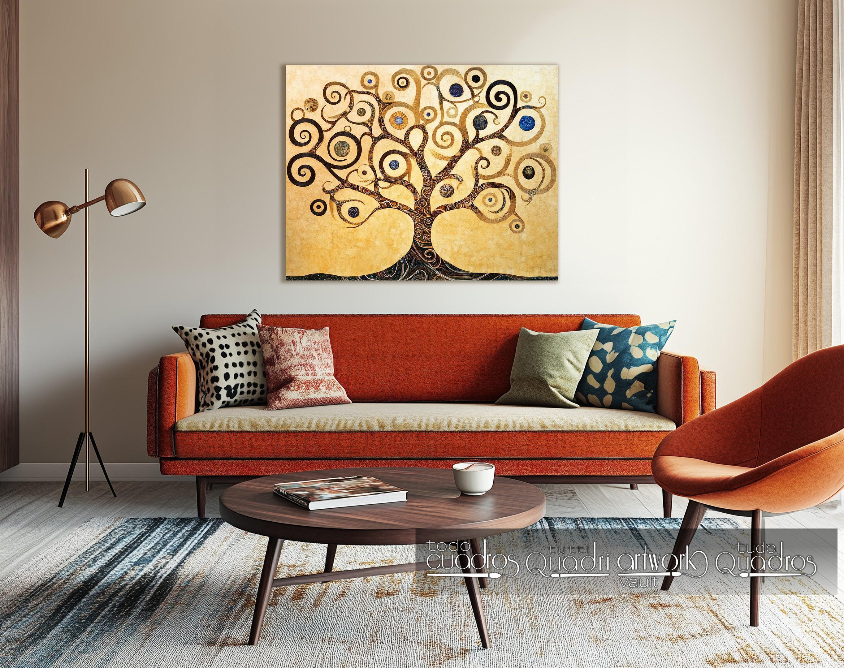 L'albero eterno, stile Klimt
