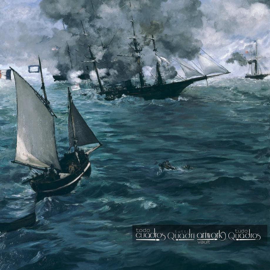 Il combattimento tra il Kearsarge e l'Alabama, Manet