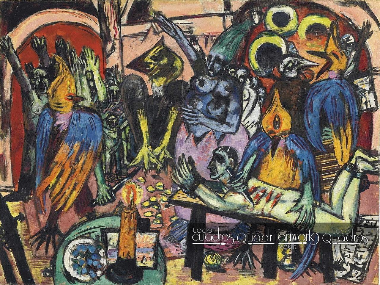 L'inferno degli uccelli, Max Beckmann