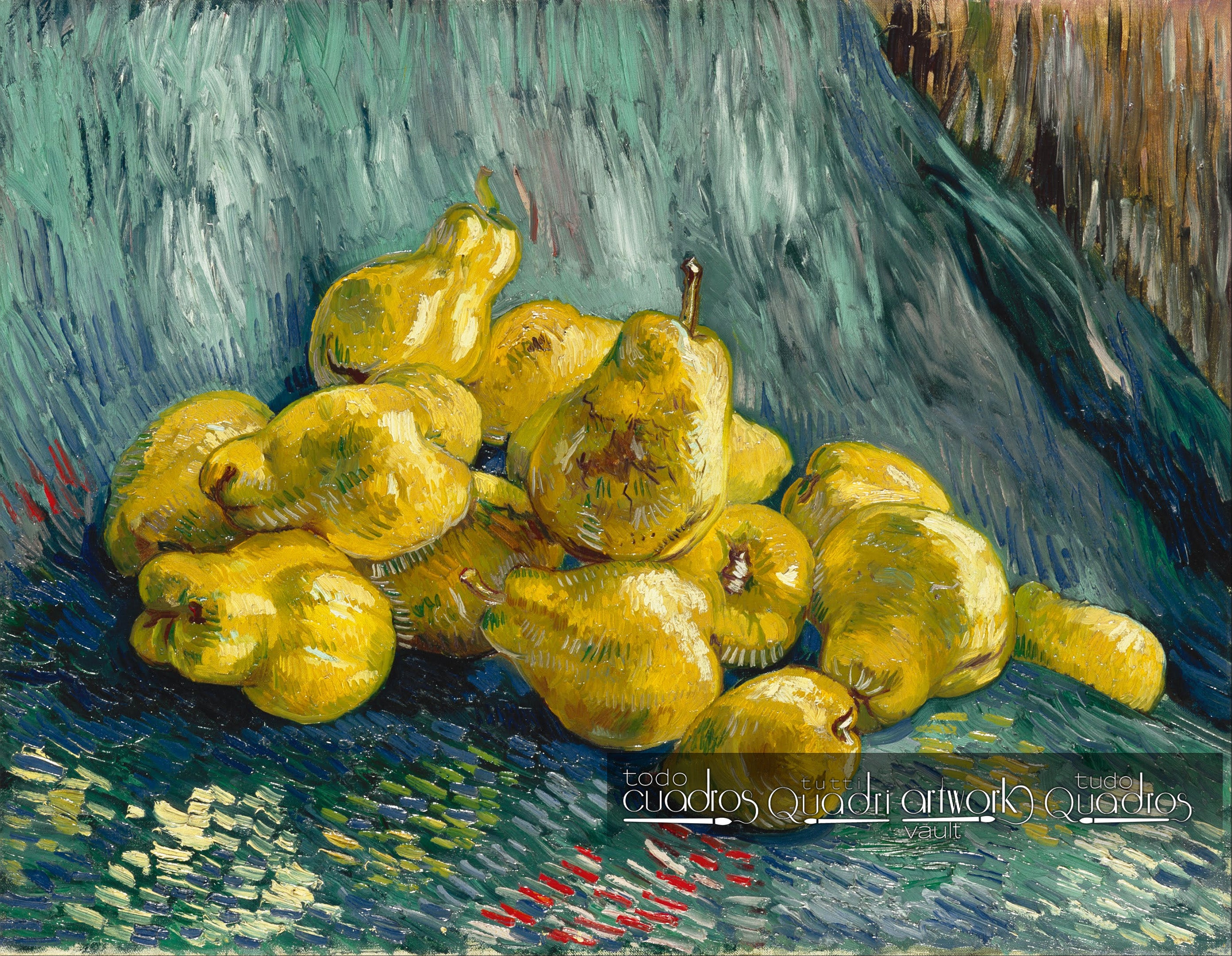 Natura morta con mele cotogne, Van Gogh