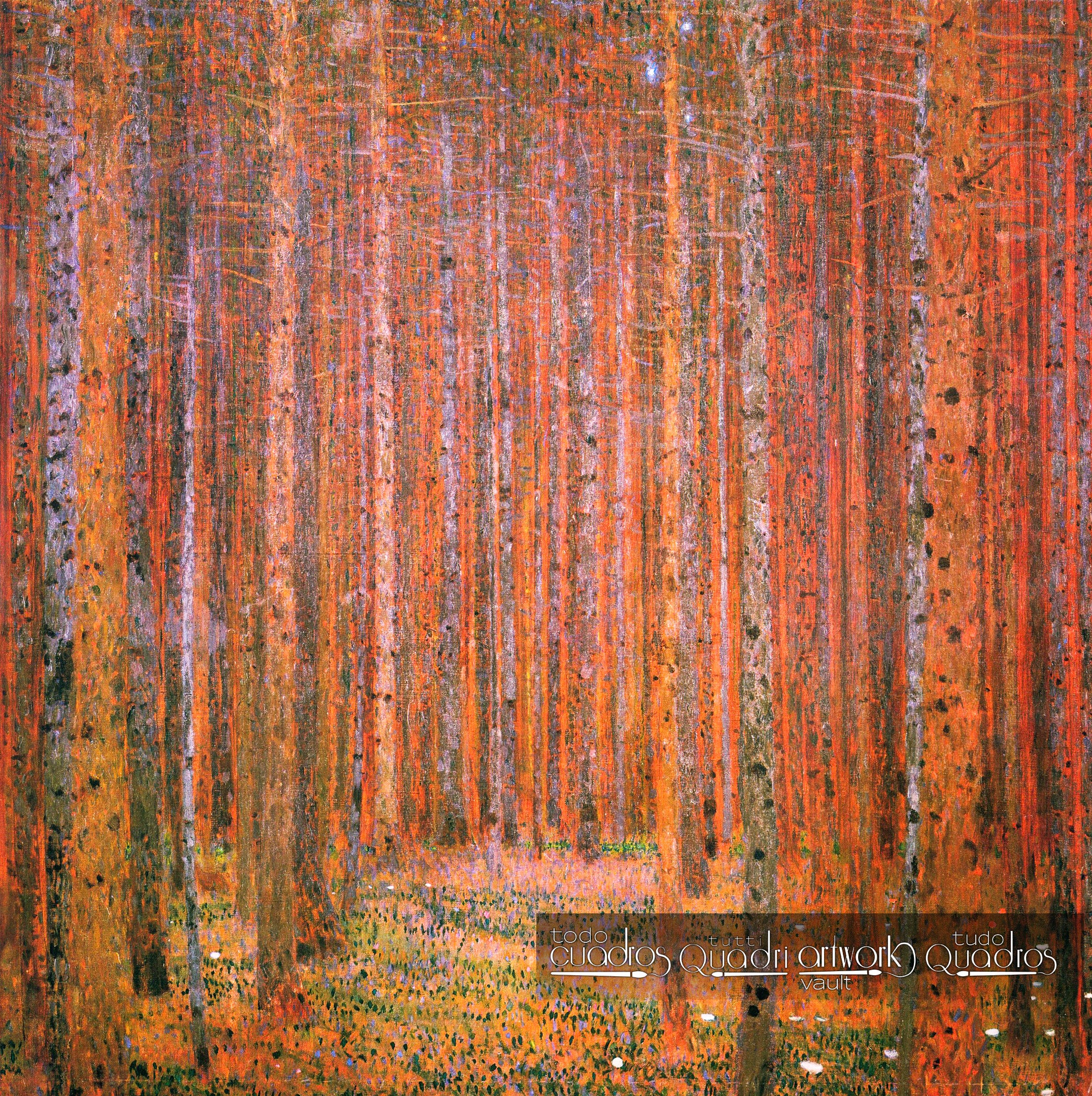 Foresta di pini, Klimt