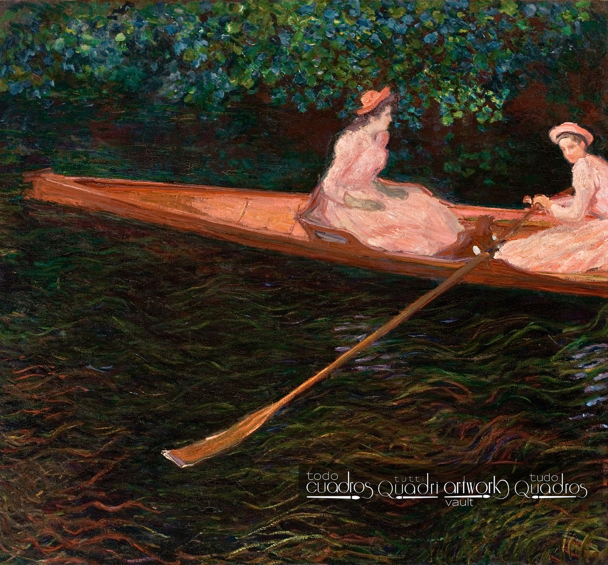 In canoa sull’Epte, Monet