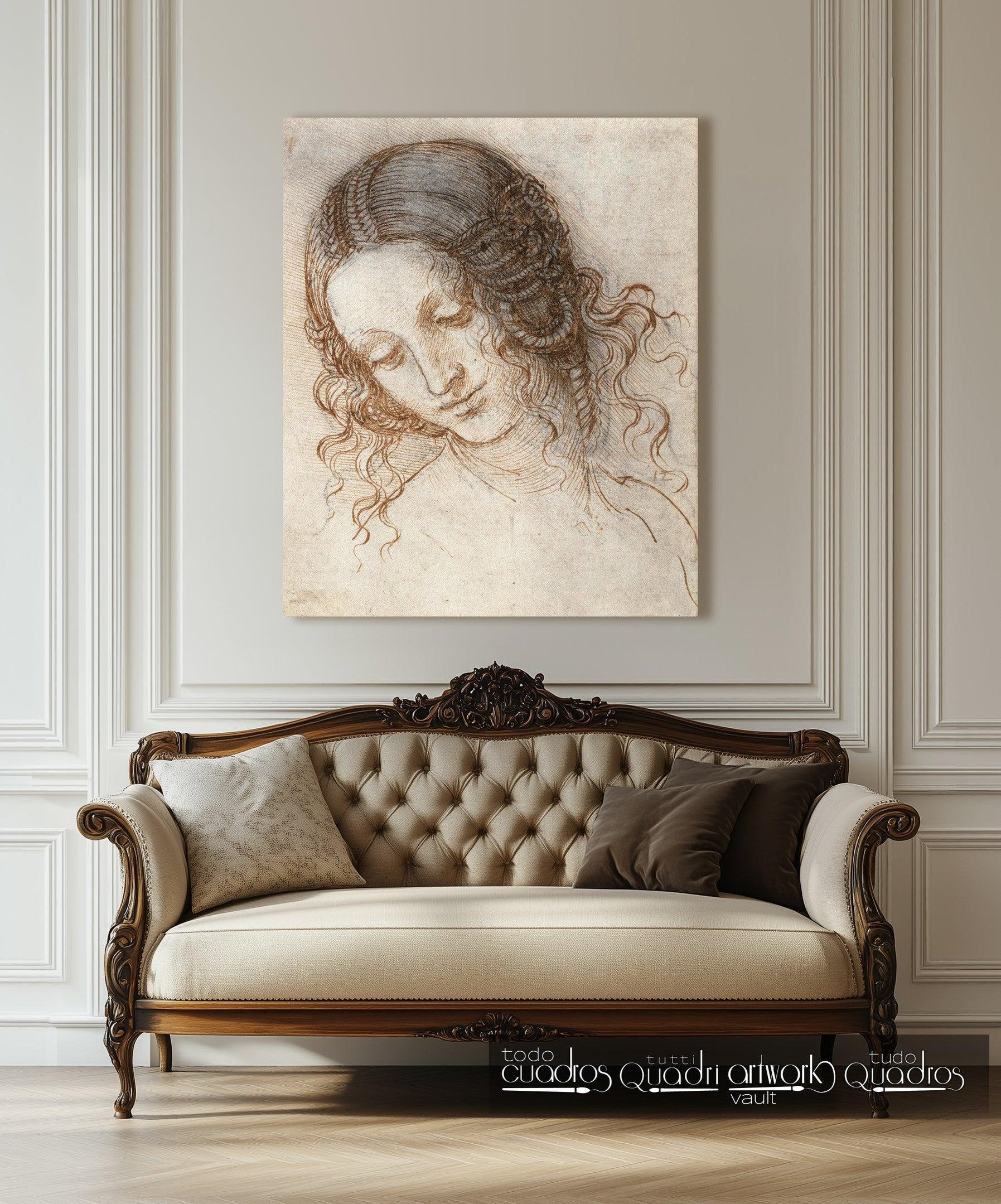 La testa di Leda, Leonardo da Vinci