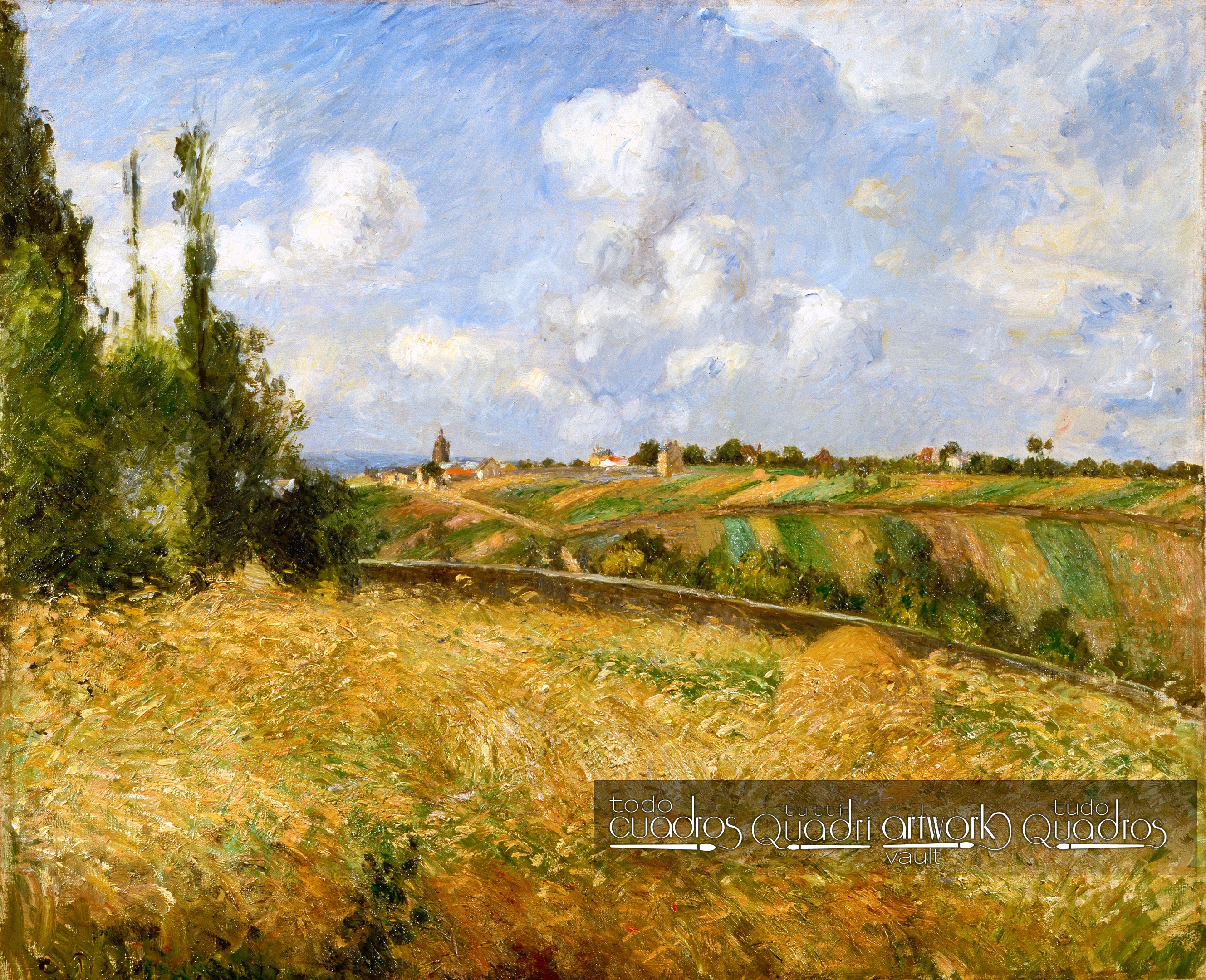 Un Campo di Segale, Pissarro