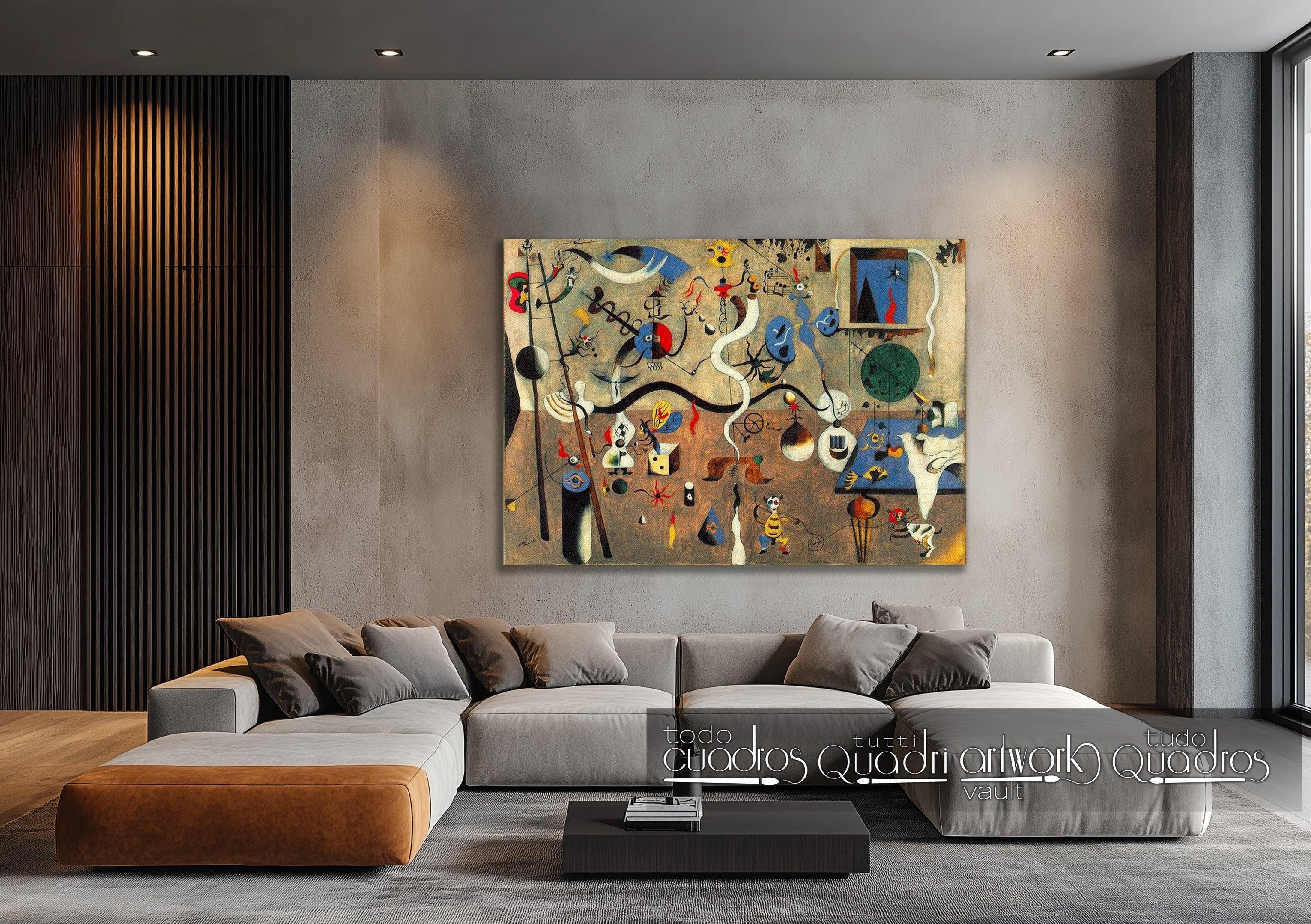 Il carnevale di Arlecchino, Miró
