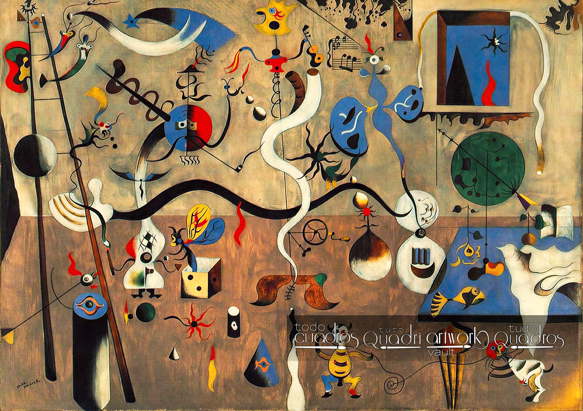 Il carnevale di Arlecchino, Miró