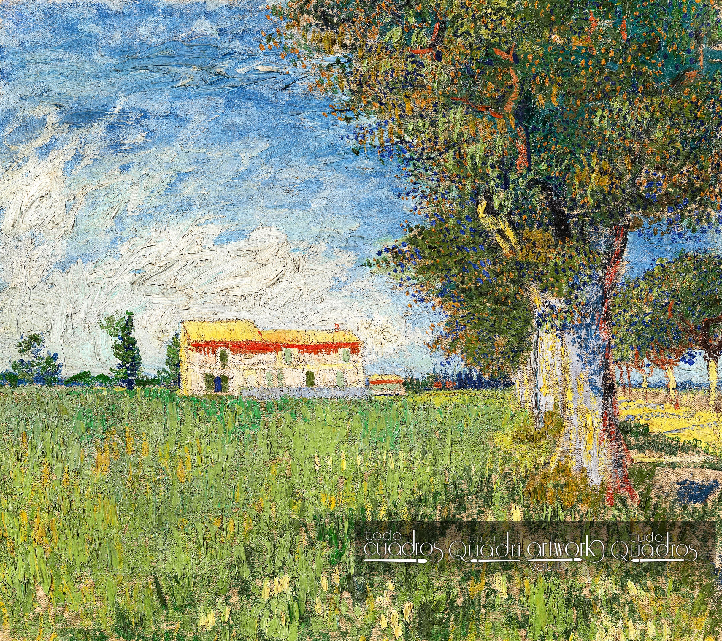 Casa nel campo di grano, Van Gogh