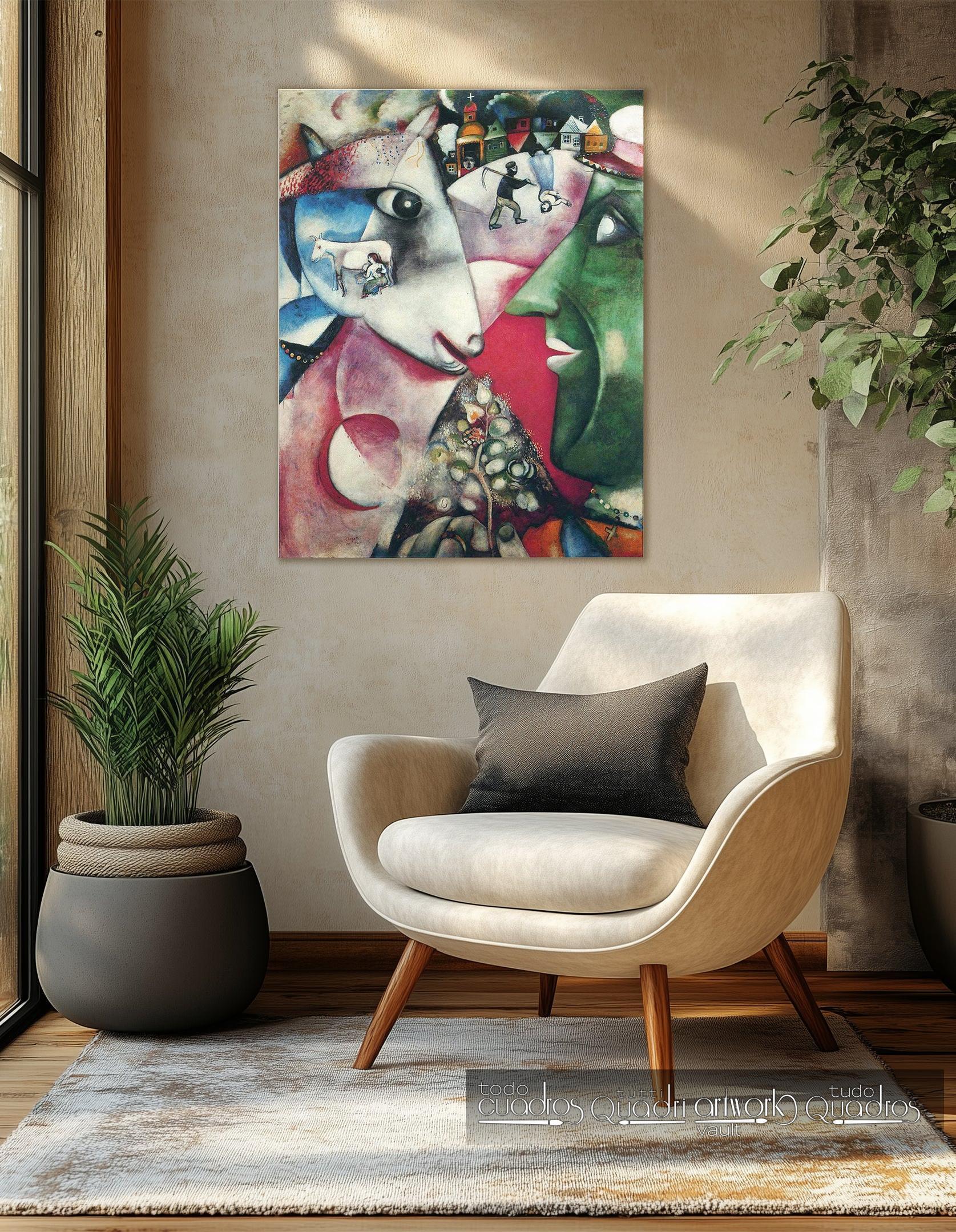 Io e il villaggio, Chagall