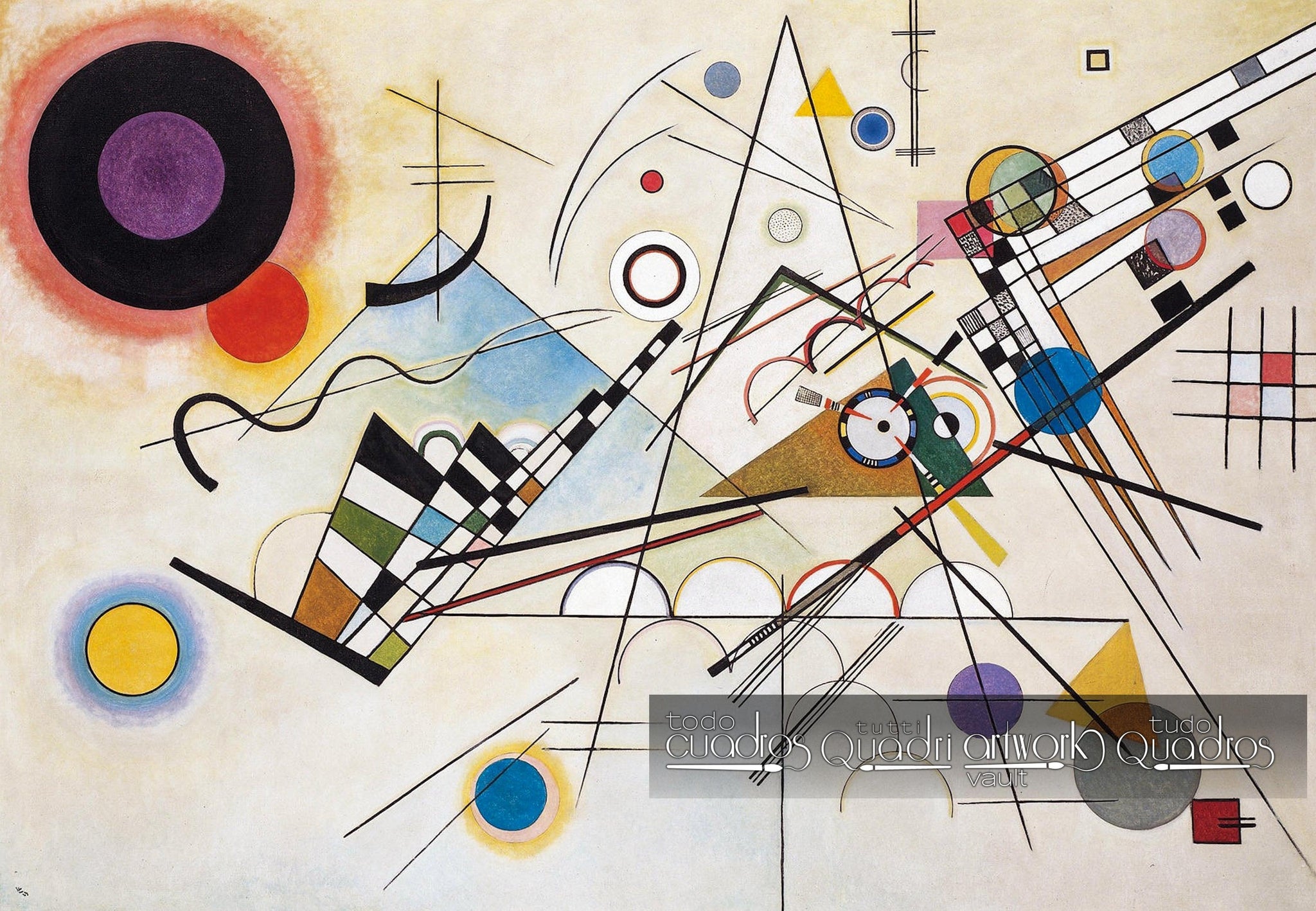 Quadri Wassily Kandinsky XXII stampa su tela canvas riproduzioni d'arte