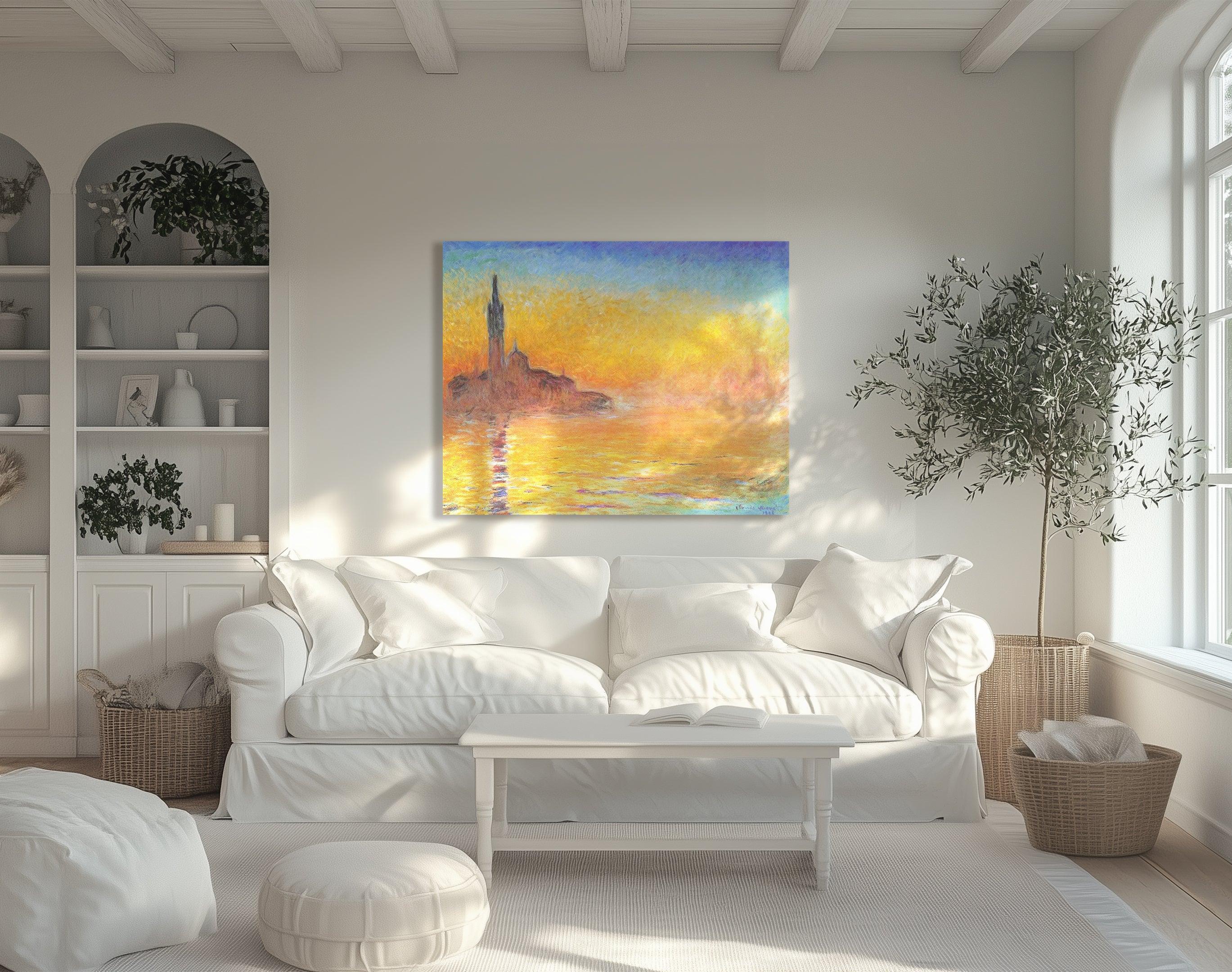 San Giorgio Maggiore al crepuscolo, Monet