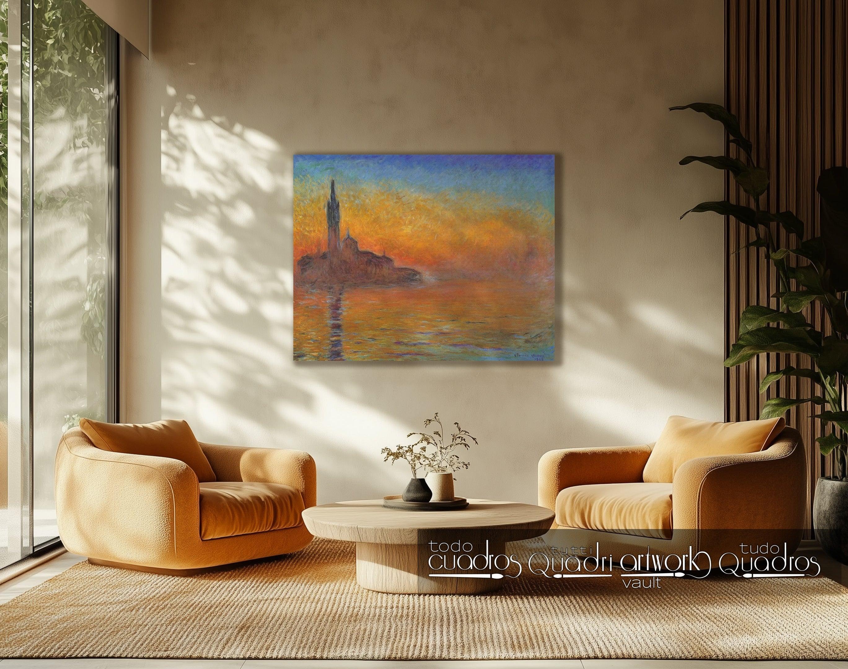 San Giorgio Maggiore al crepuscolo, Monet