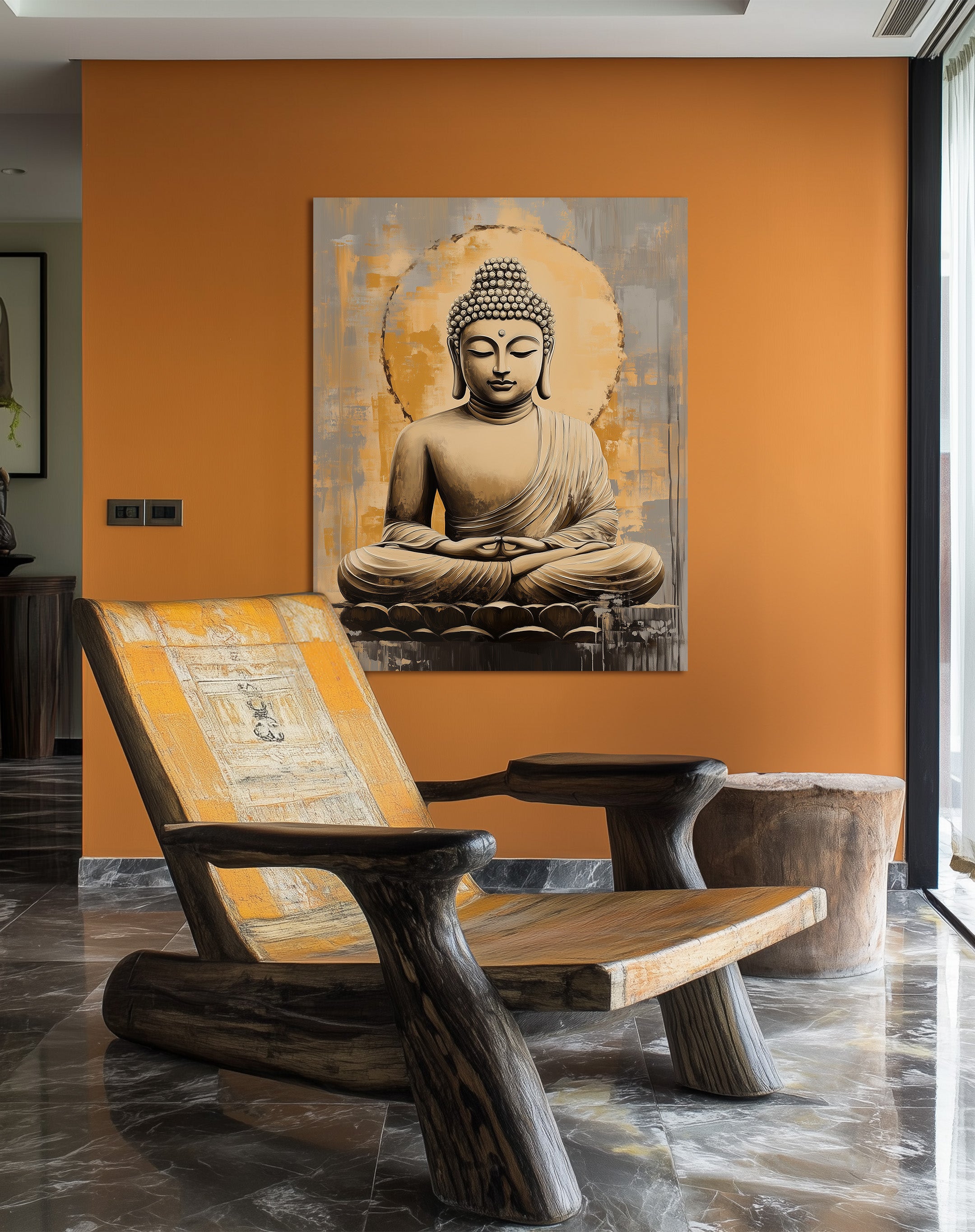Buddha tra gli ocra