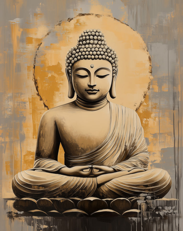 Buddha tra gli ocra