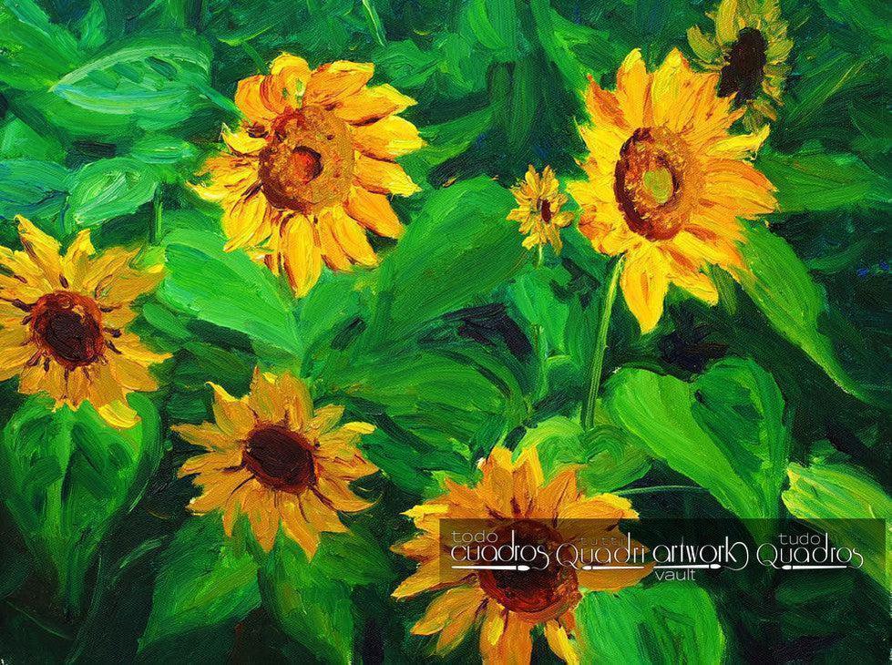Girasoli, Olio Floreale