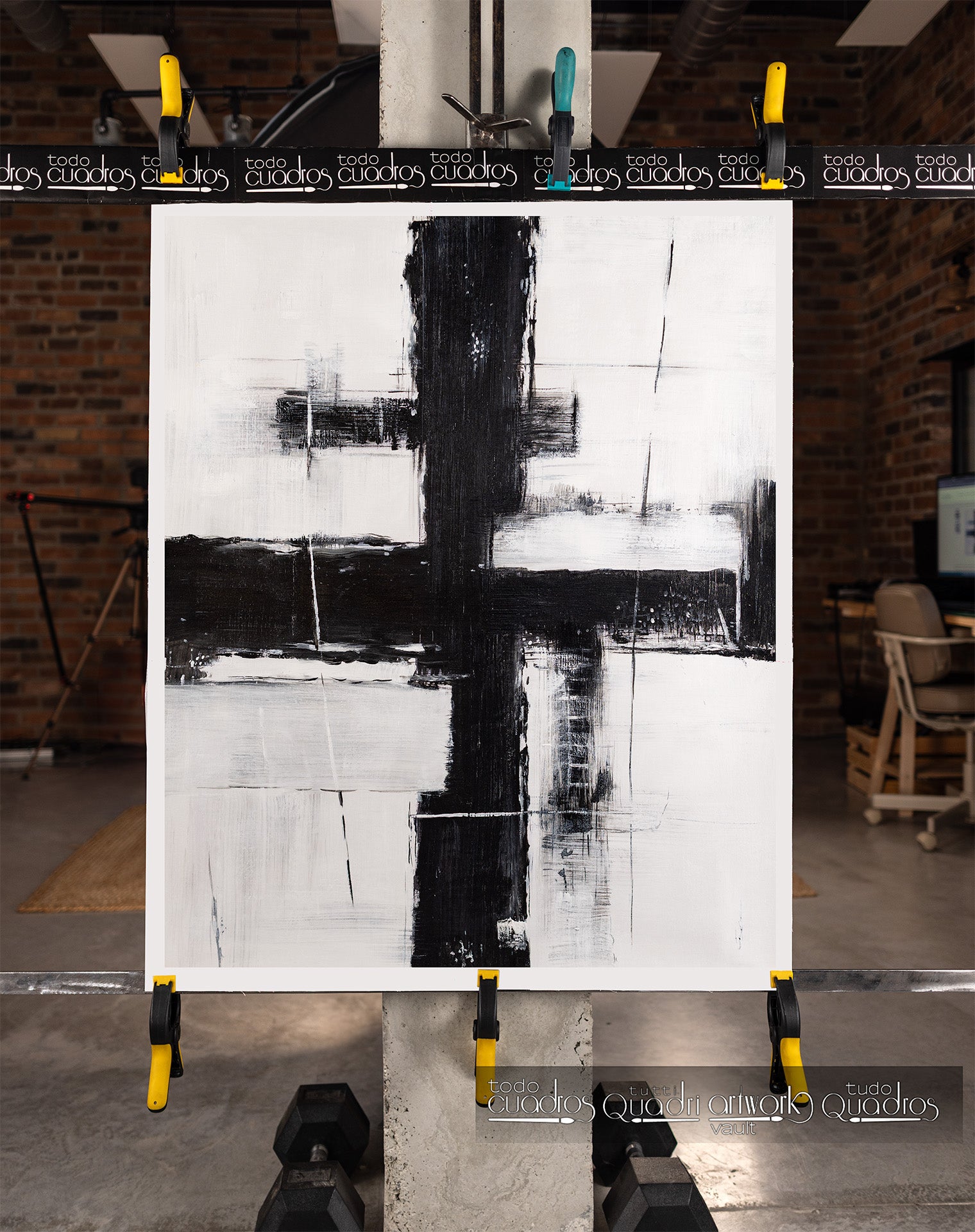 Intersezione in bianco e nero