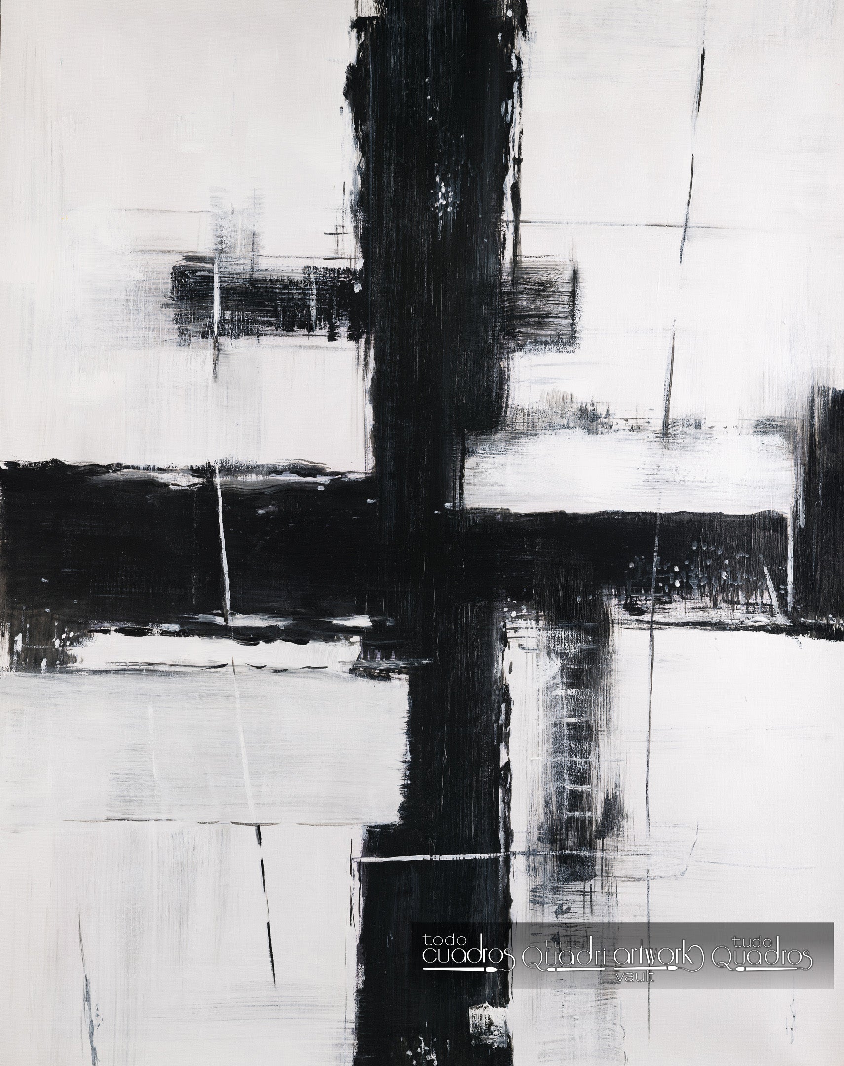 Intersezione in bianco e nero