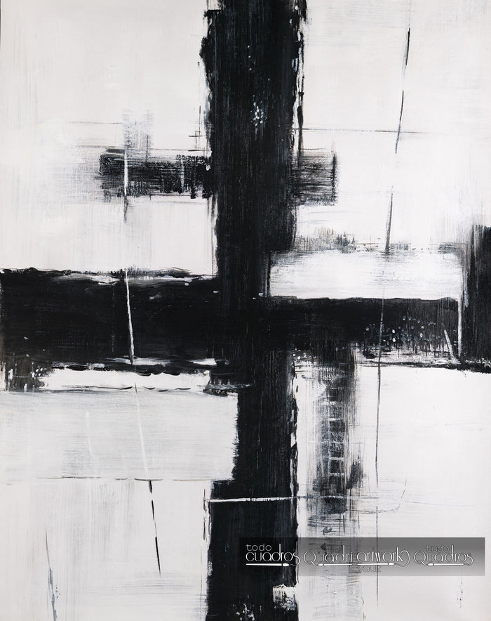 Intersezione in bianco e nero