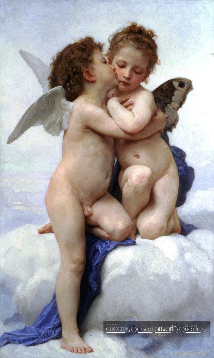 Amore e Psiche, bambini, Bouguereau