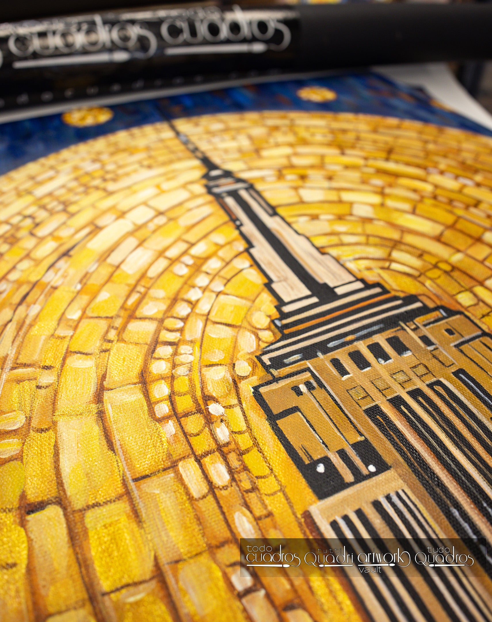 Bagliore eterno su Manhattan, stile Klimt