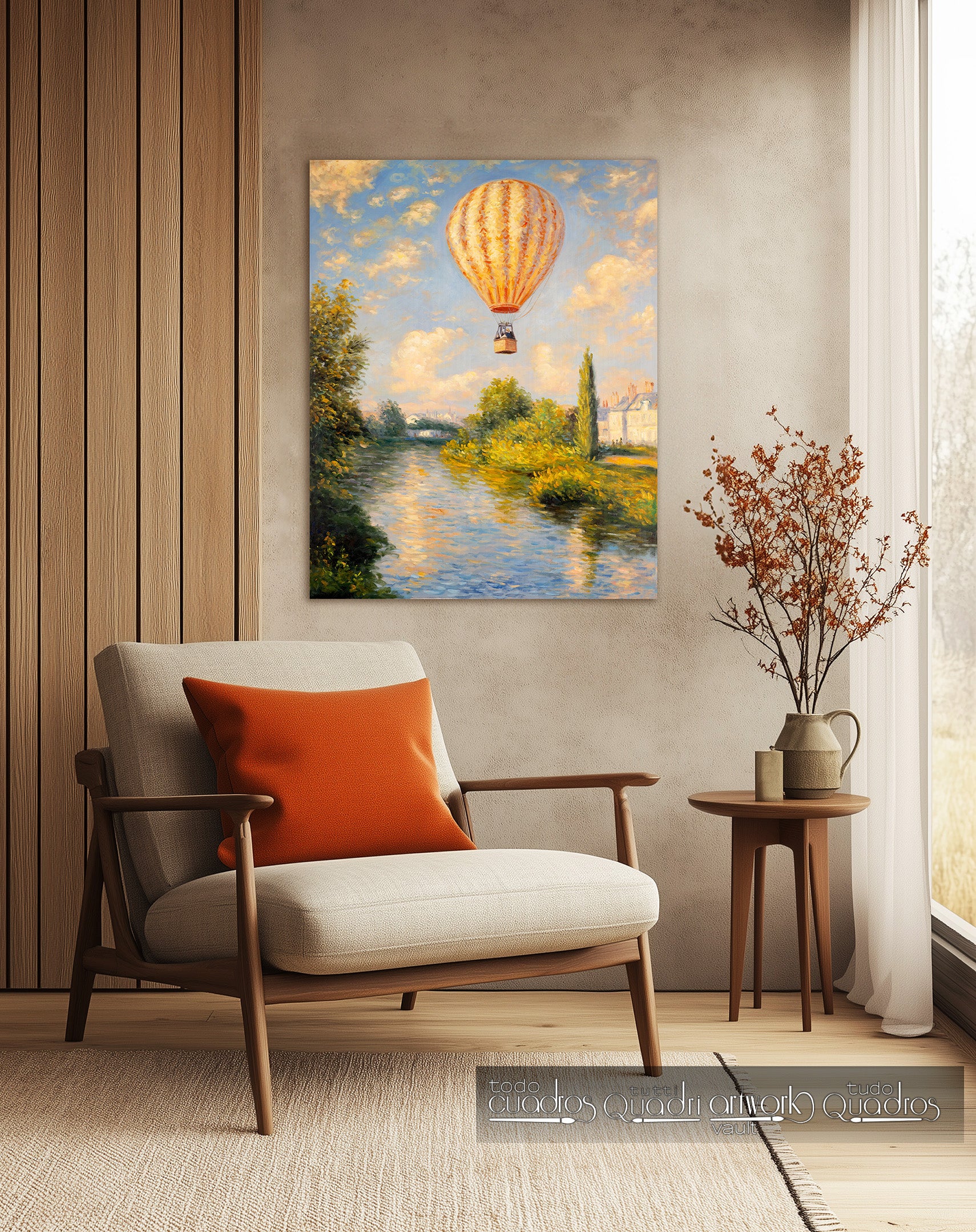 Viaggio tra le nuvole, stile Monet