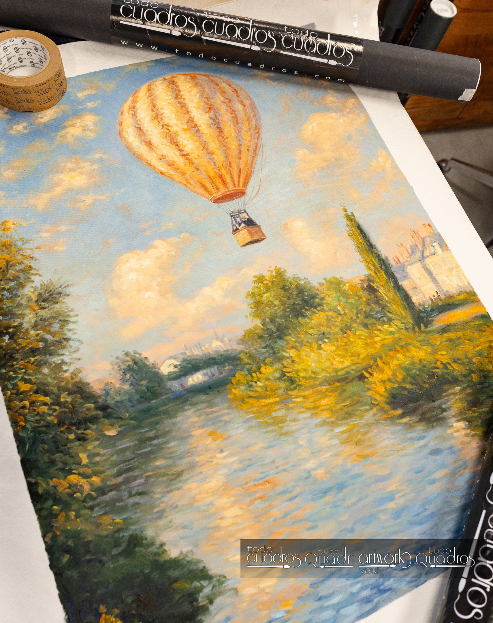 Viaggio tra le nuvole, stile Monet