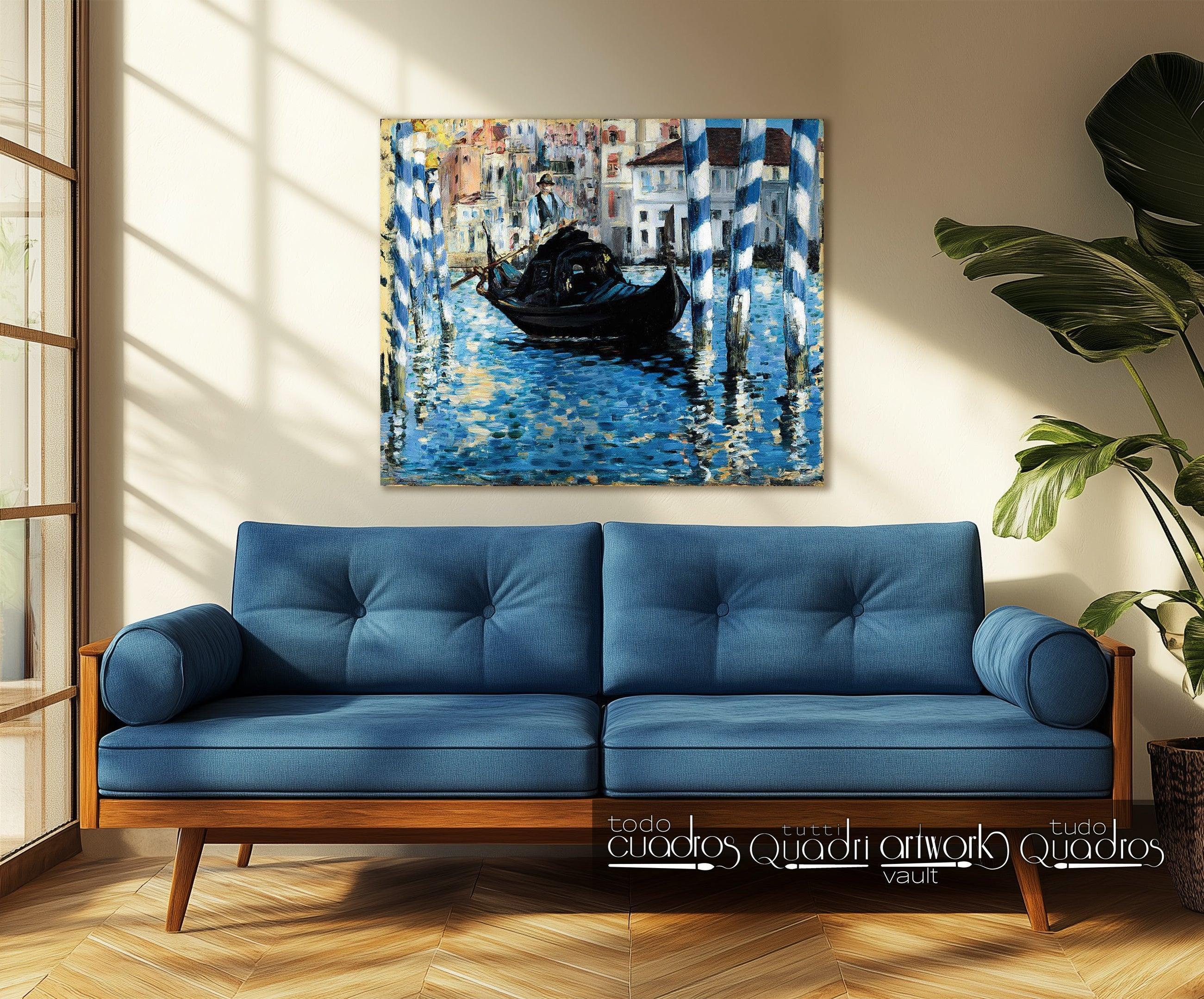 Il Canal Grande di Venezia (Venezia blu), Manet