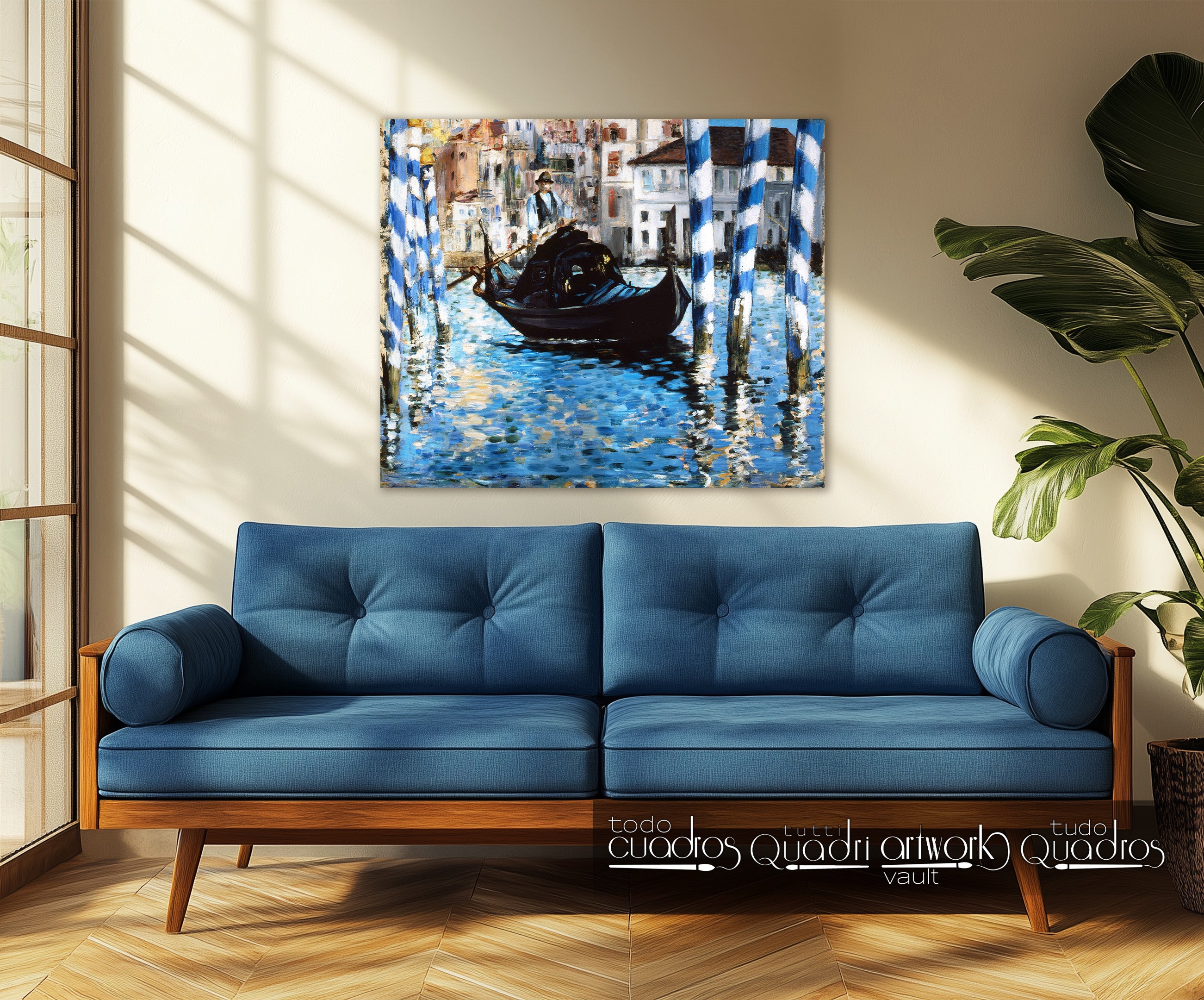 Il Canal Grande di Venezia (Venezia blu), Manet