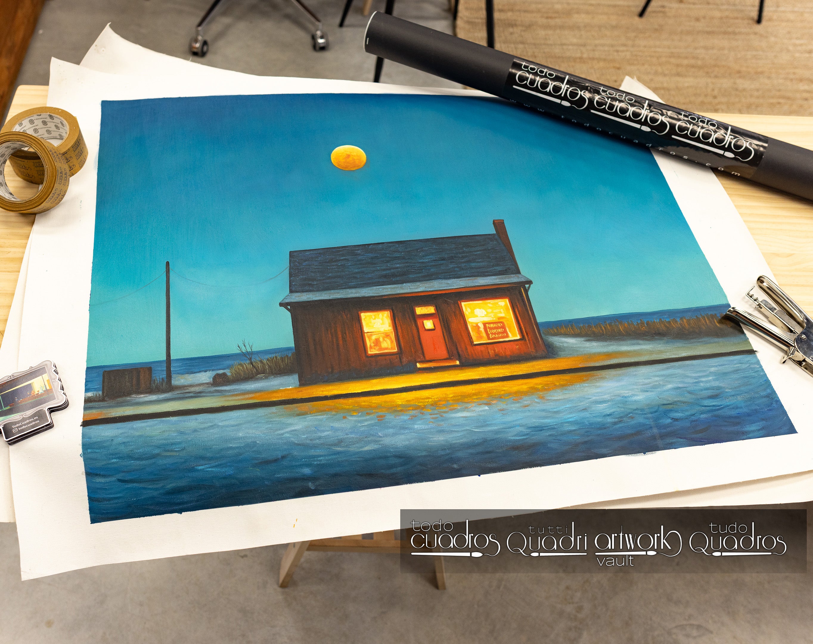 Turno di notte, stile Hopper