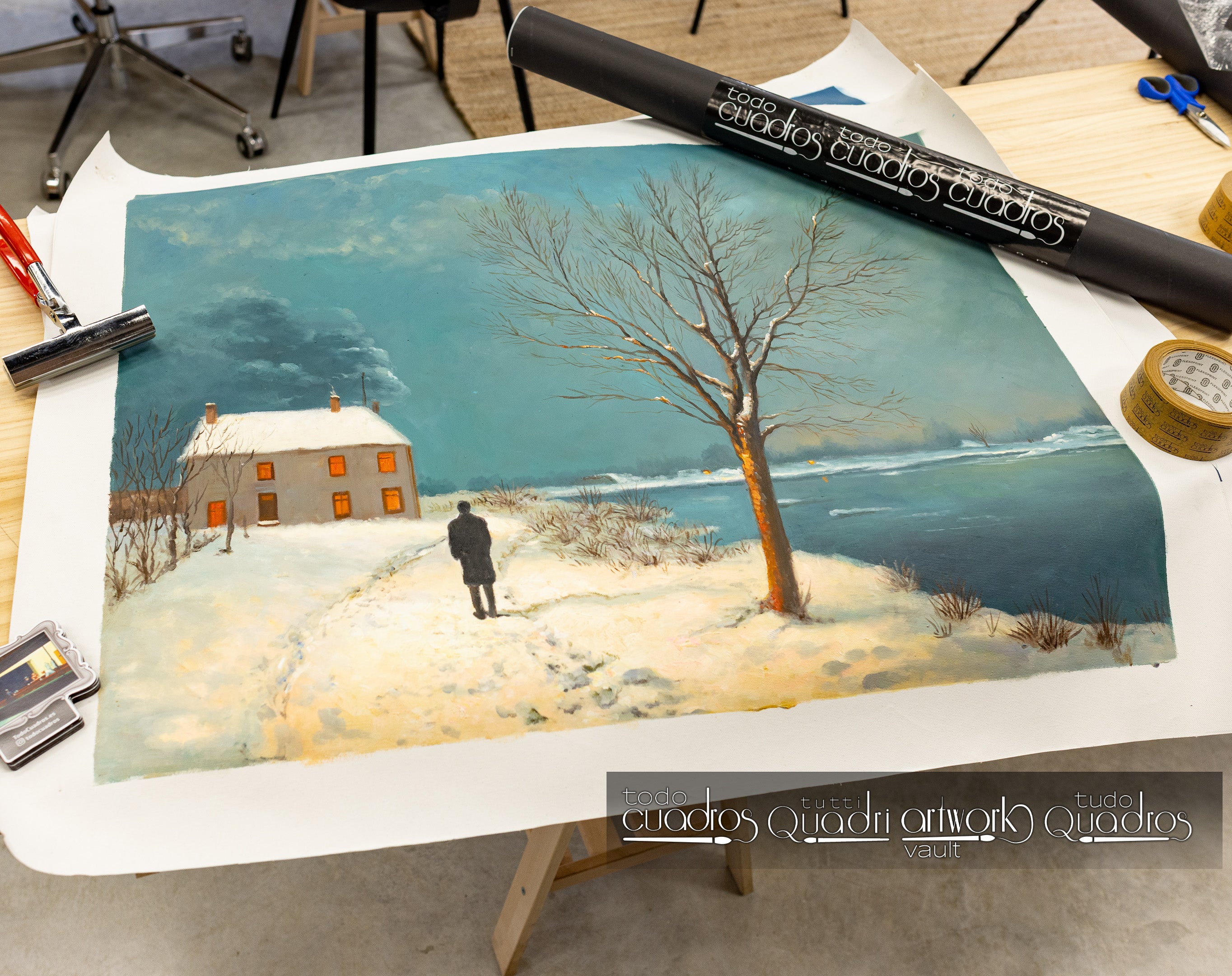 Dove finisce la strada, stile Hopper