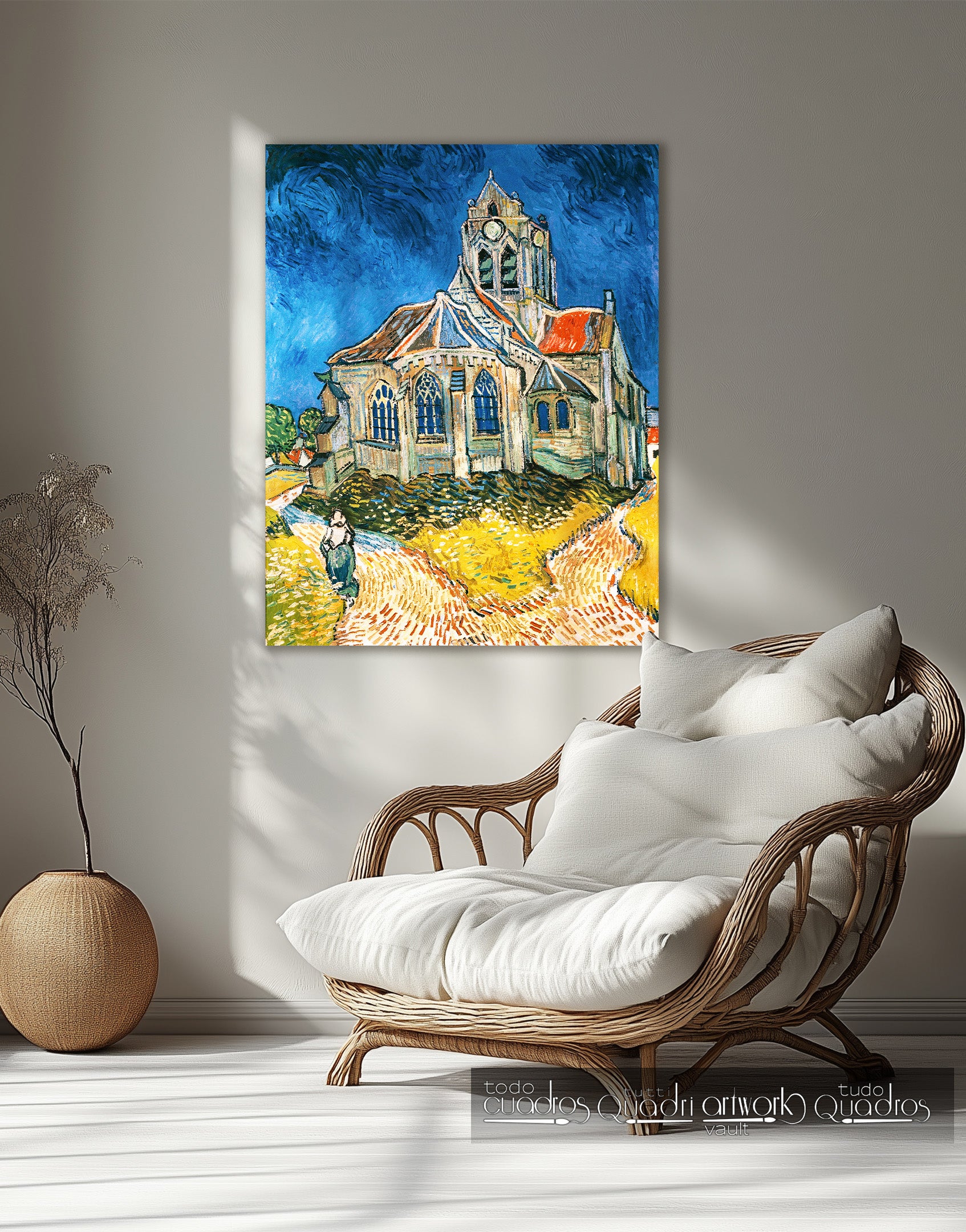 La chiesa di Auvers, Van Gogh