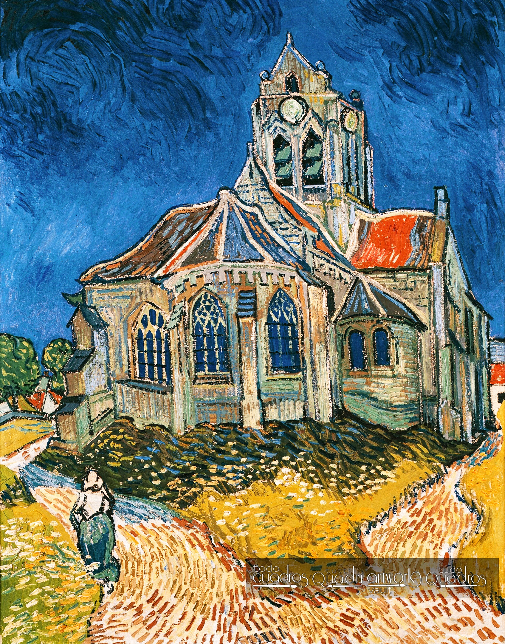 La chiesa di Auvers, Van Gogh