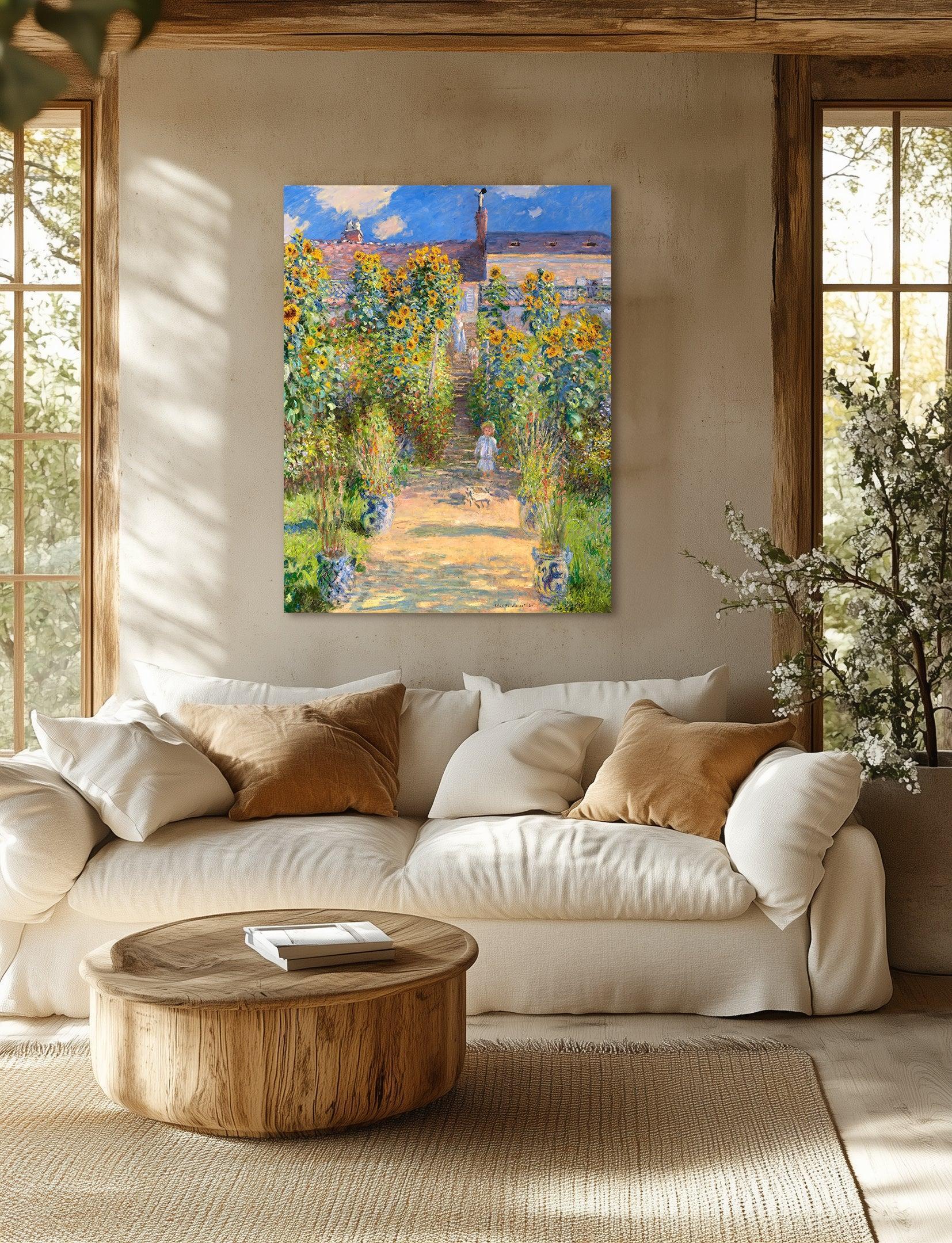 Il giardino di Monet a Vétheuil, Monet