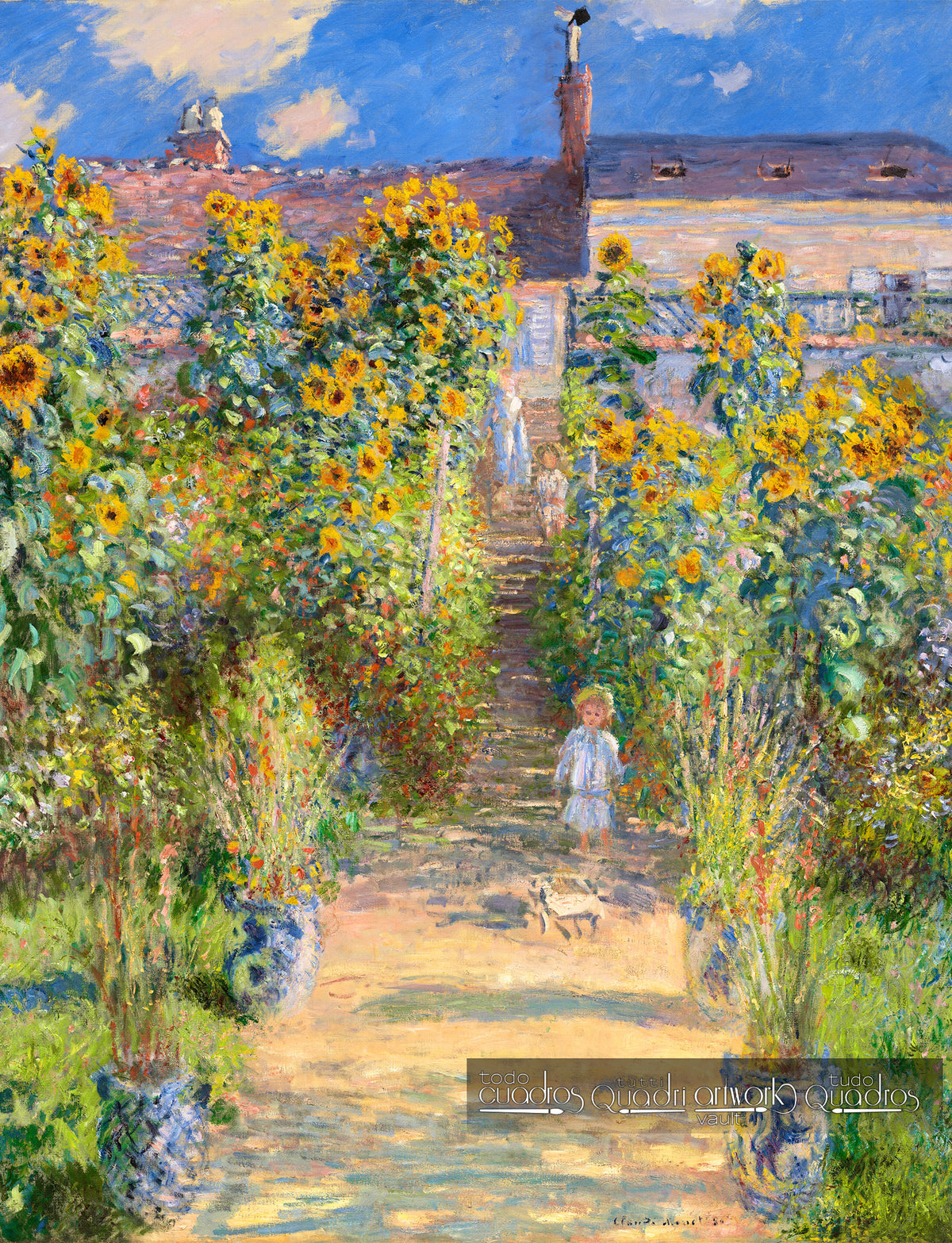 Il giardino di Monet a Vétheuil, Monet