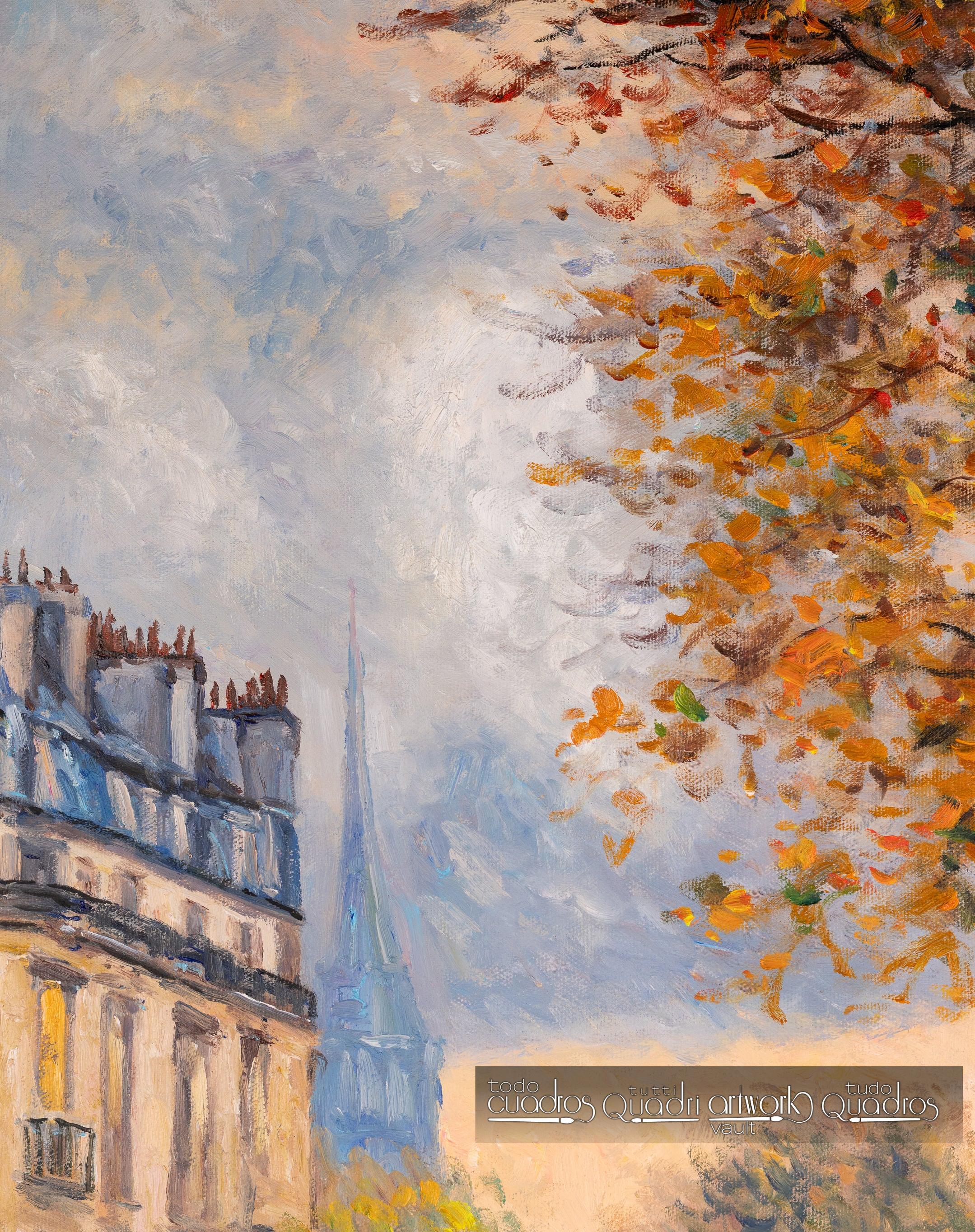 Pomeriggio di pioggia, stile Monet