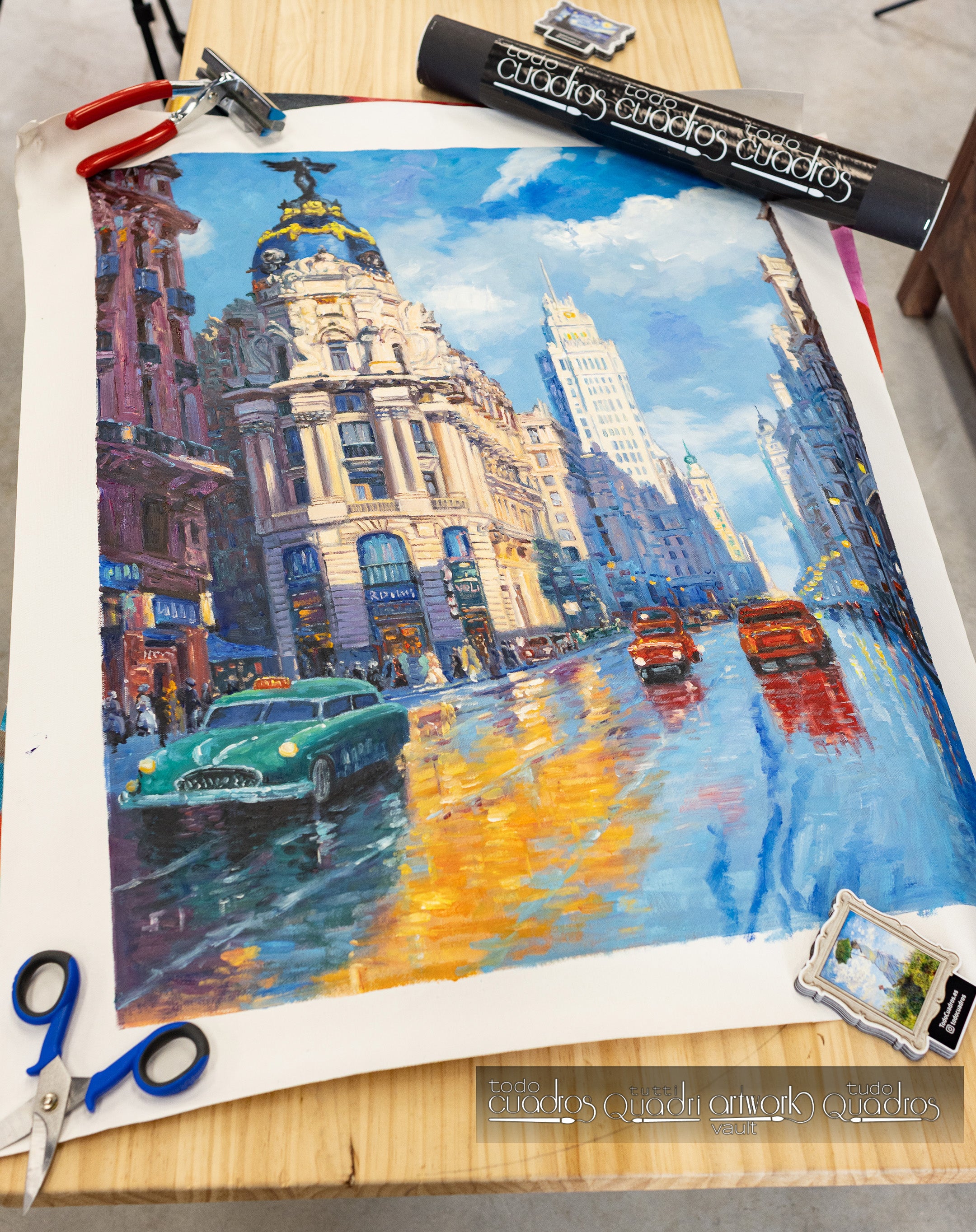 Madrid in movimento, stile Monet