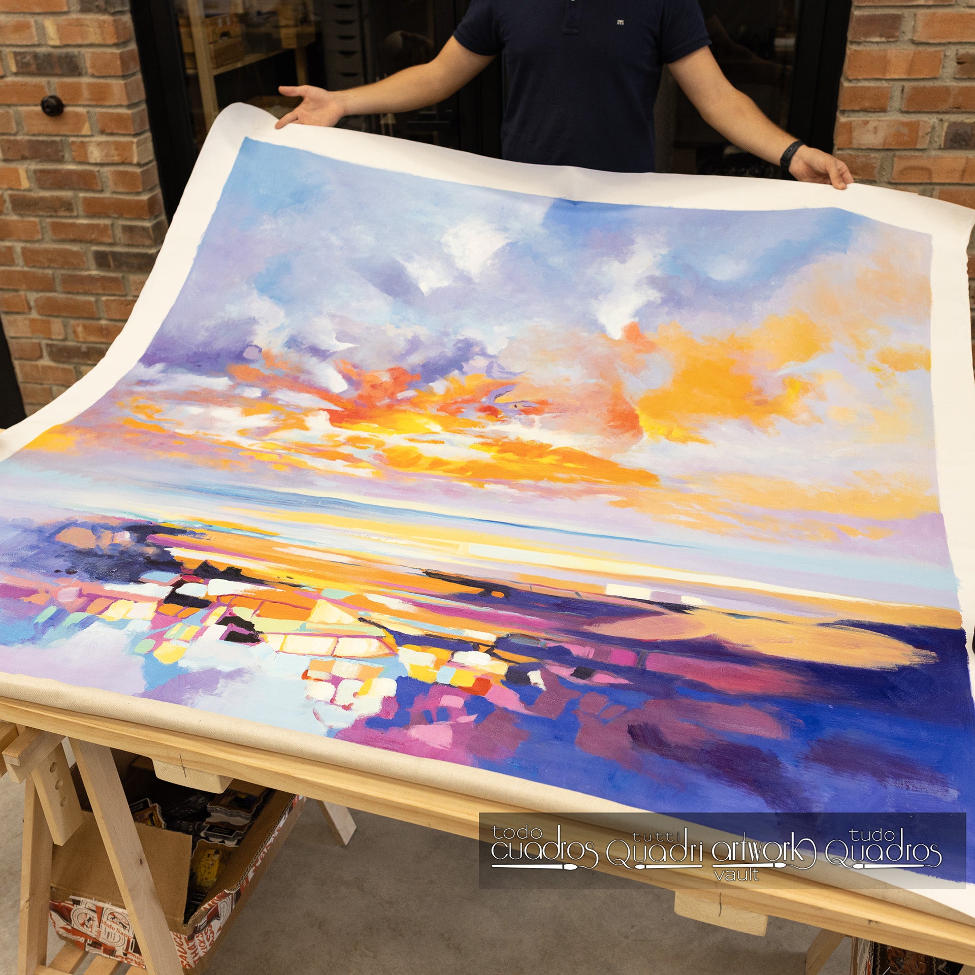 Crepuscolo di Ibiza, olio