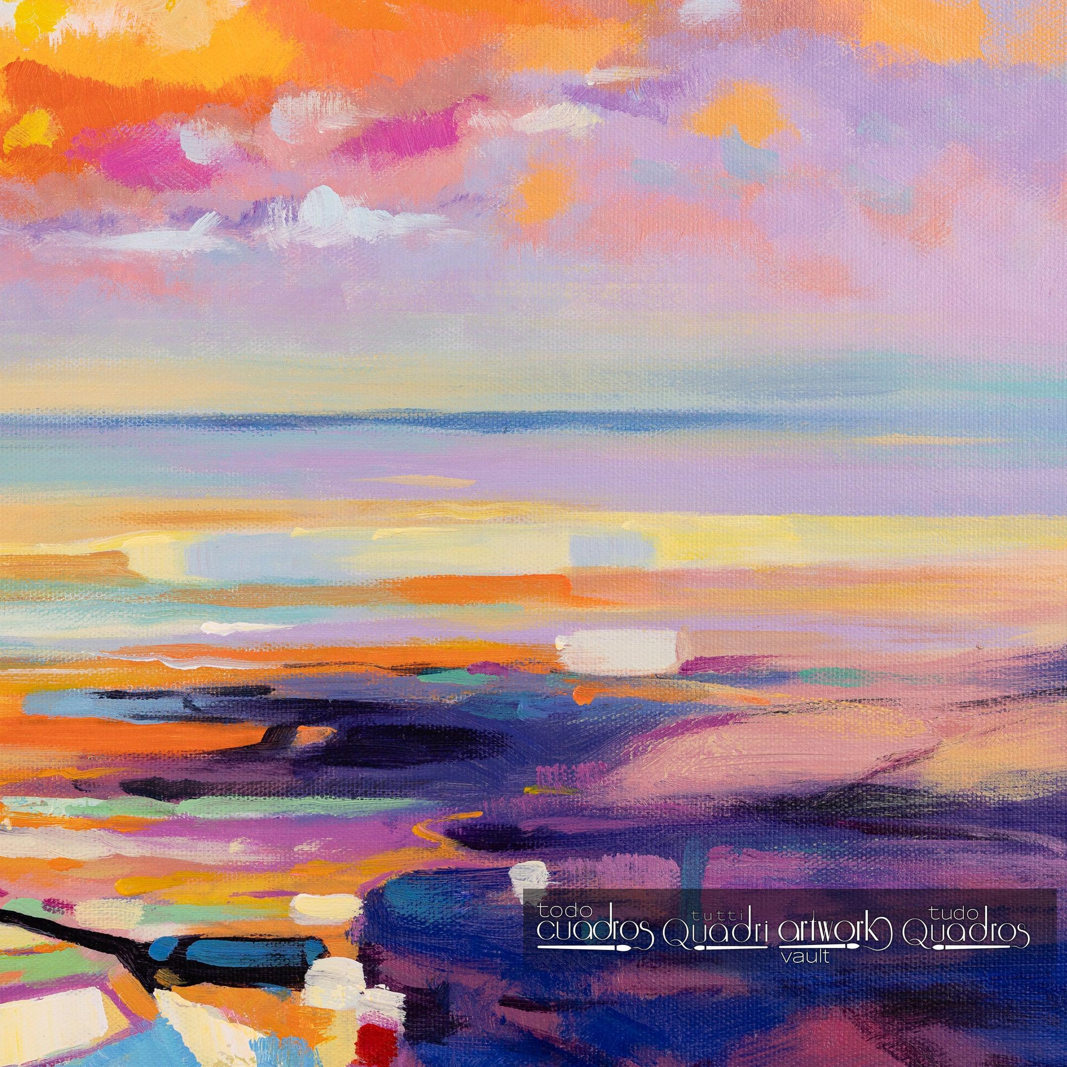 Crepuscolo di Ibiza, olio