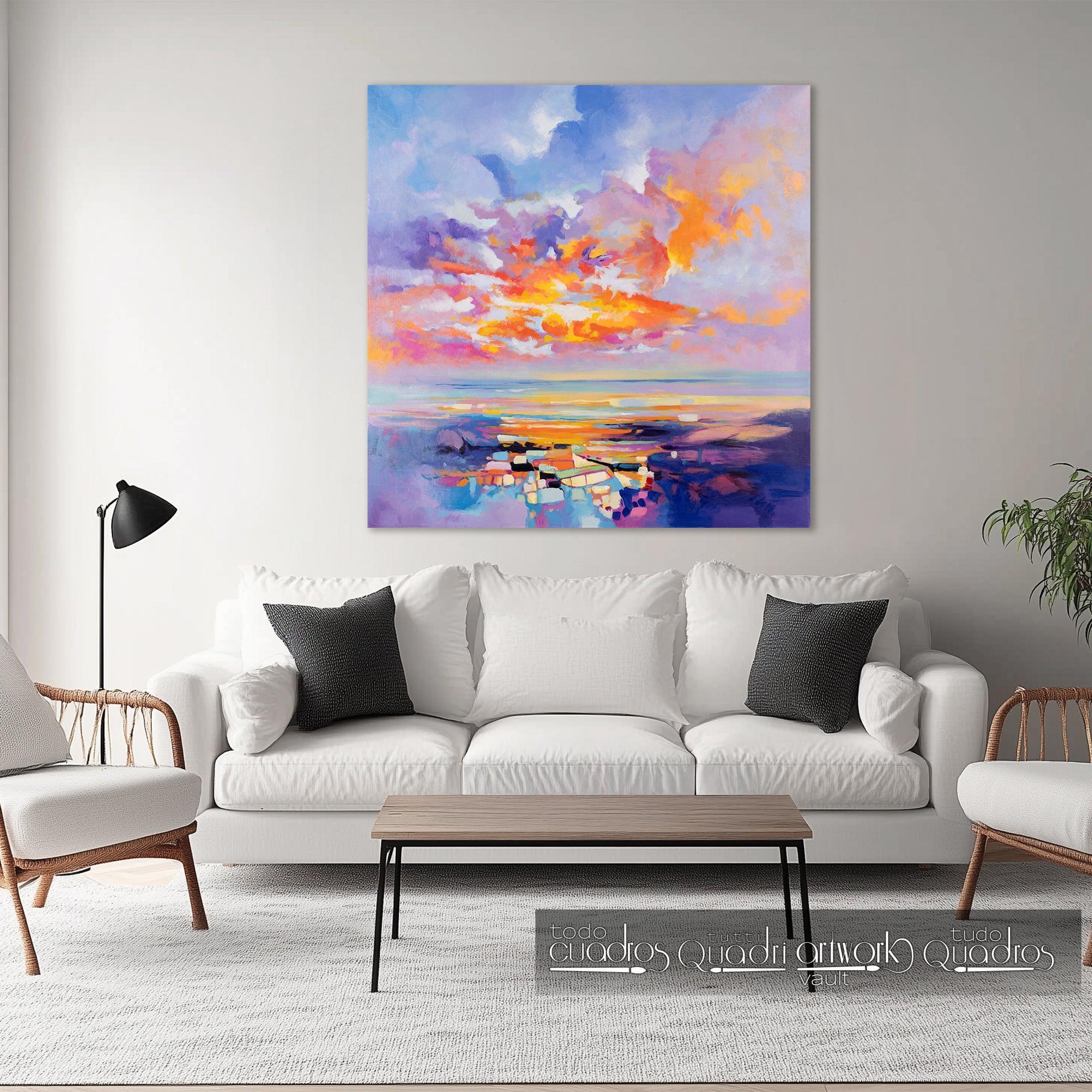 Crepuscolo di Ibiza, olio