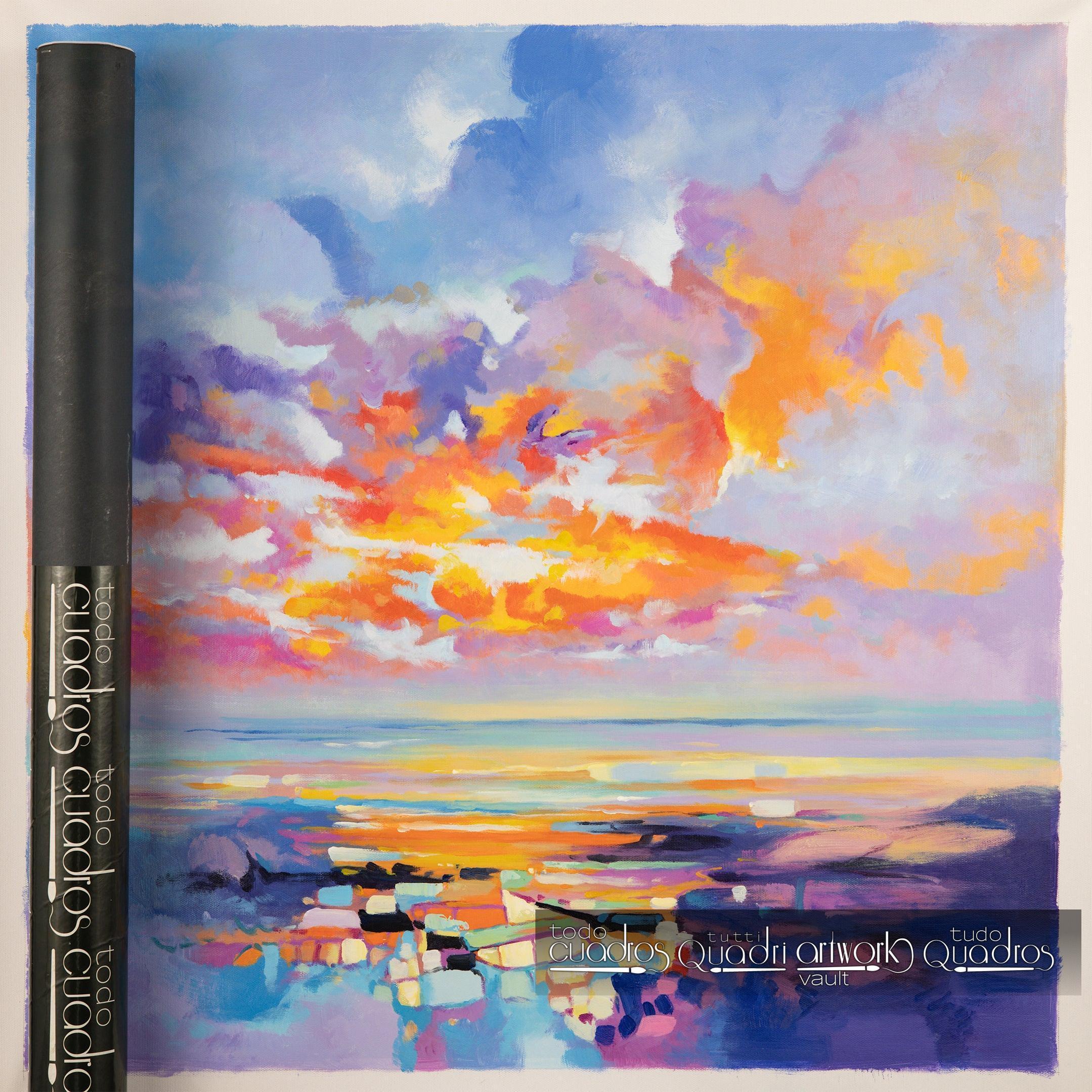 Crepuscolo di Ibiza, olio