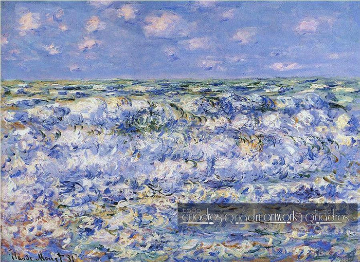 Onde che si infrangono, Monet