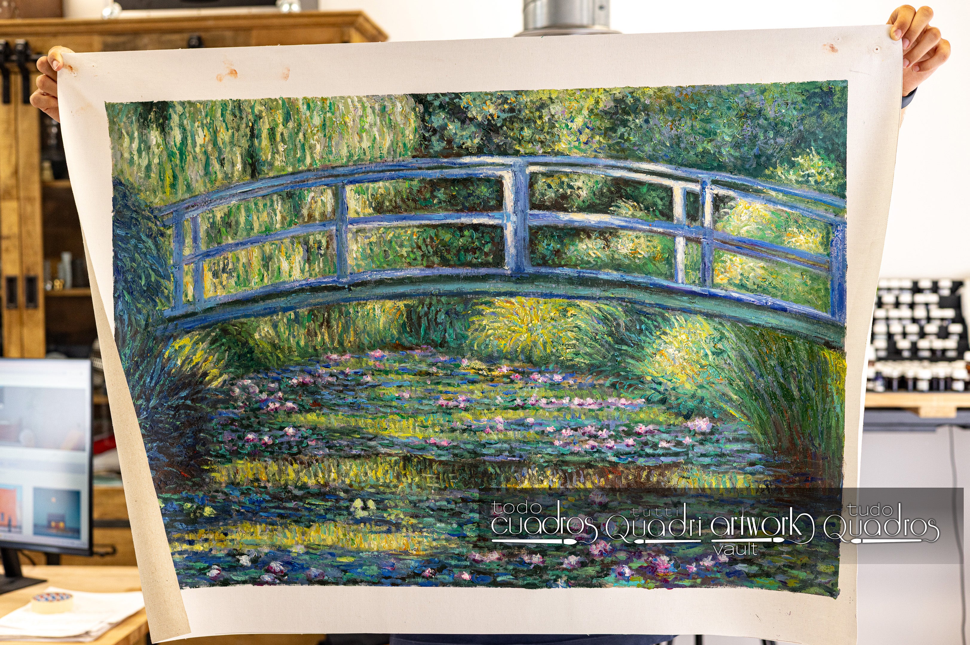 Lo stagno delle ninfee, armonia verde, Monet