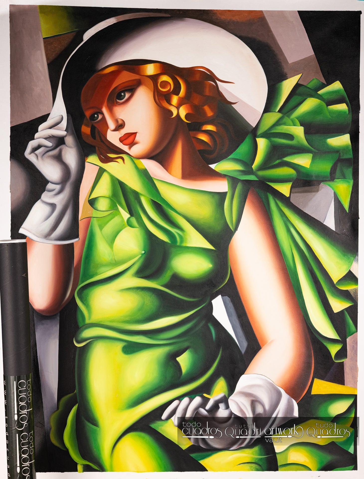 Ragazza con guanti, Lempicka